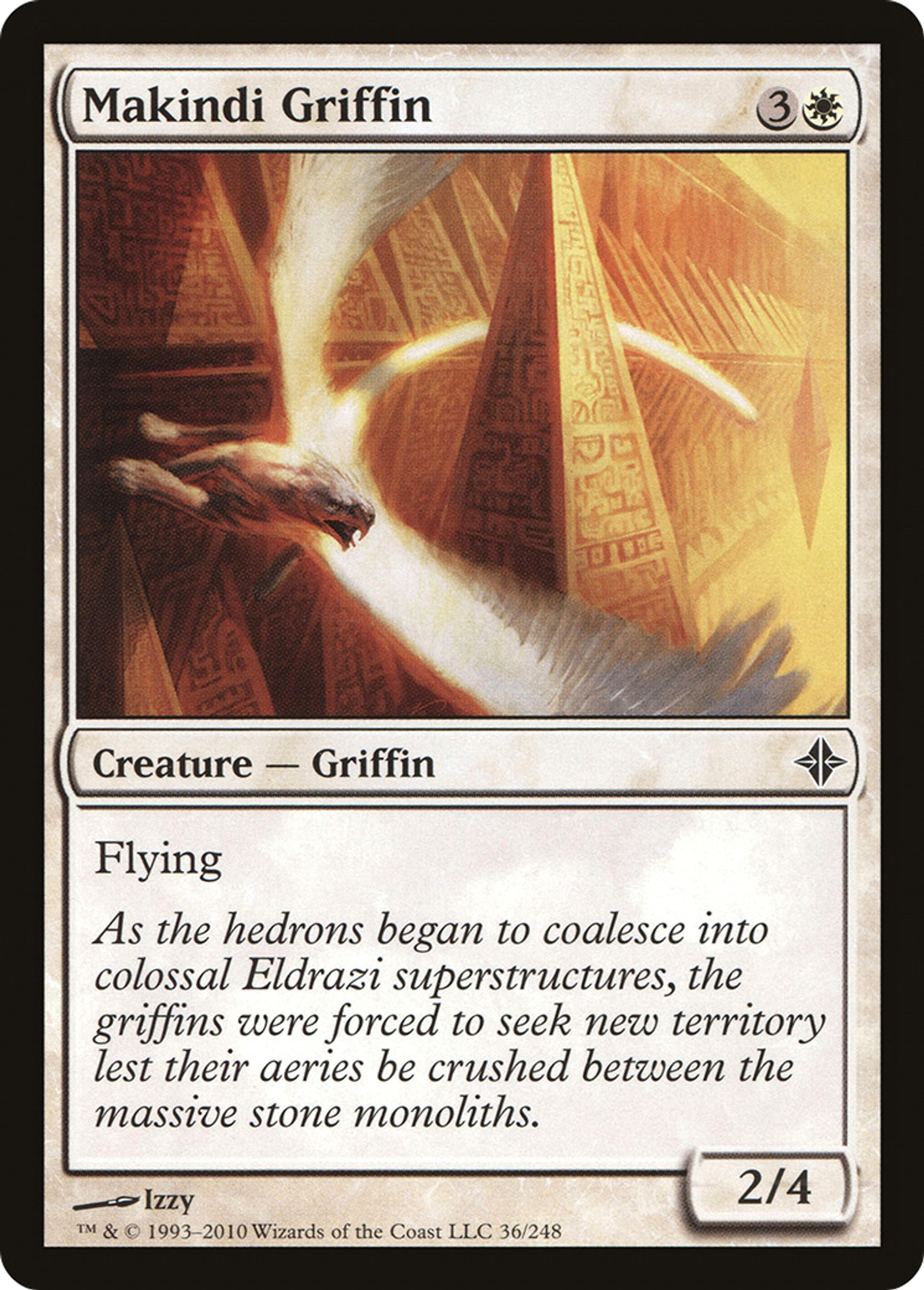 Makindi Griffin — Rise of the Eldrazi — Magic: The Gathering