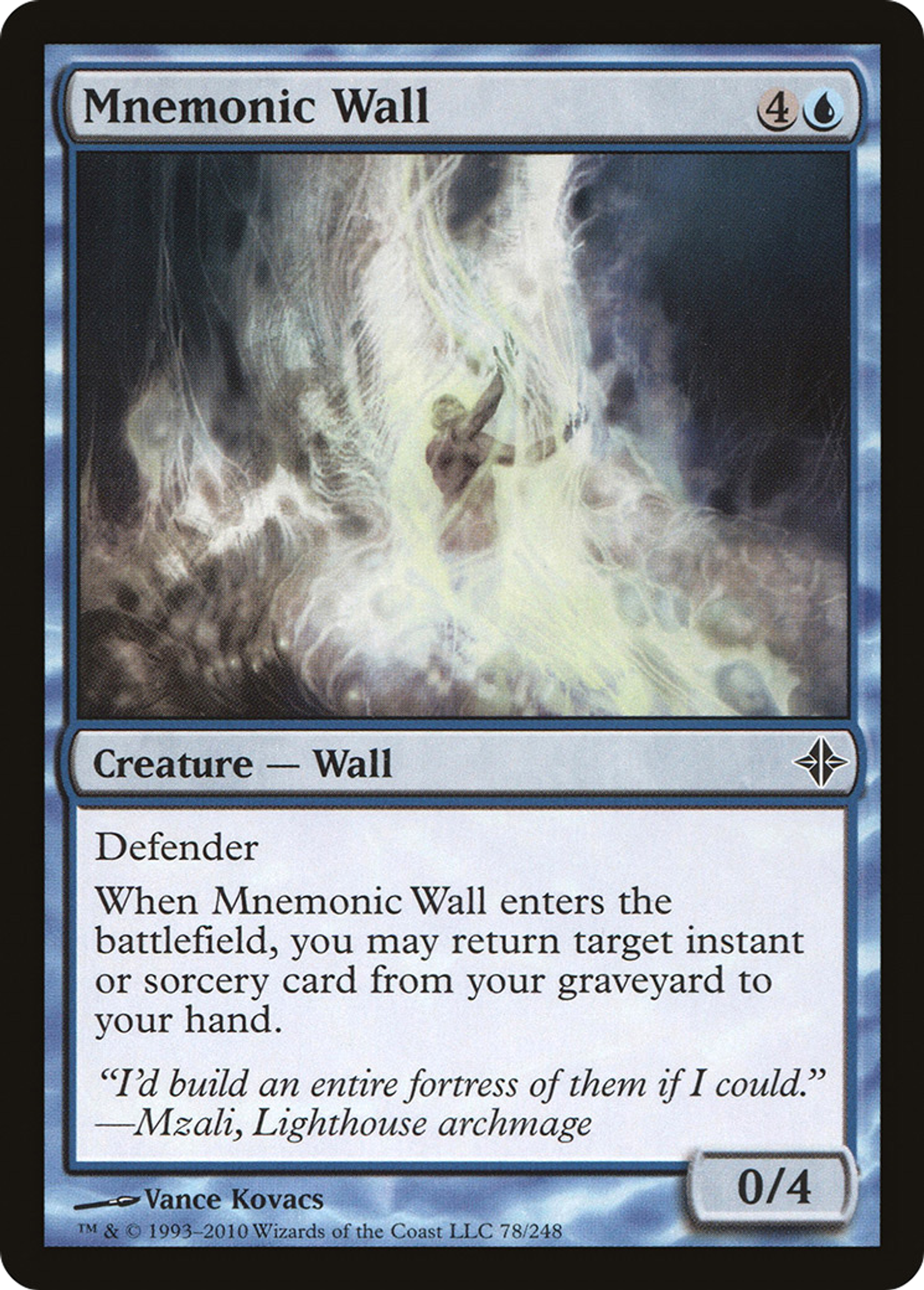 Mnemonic Wall — Rise of the Eldrazi — Magic: The Gathering