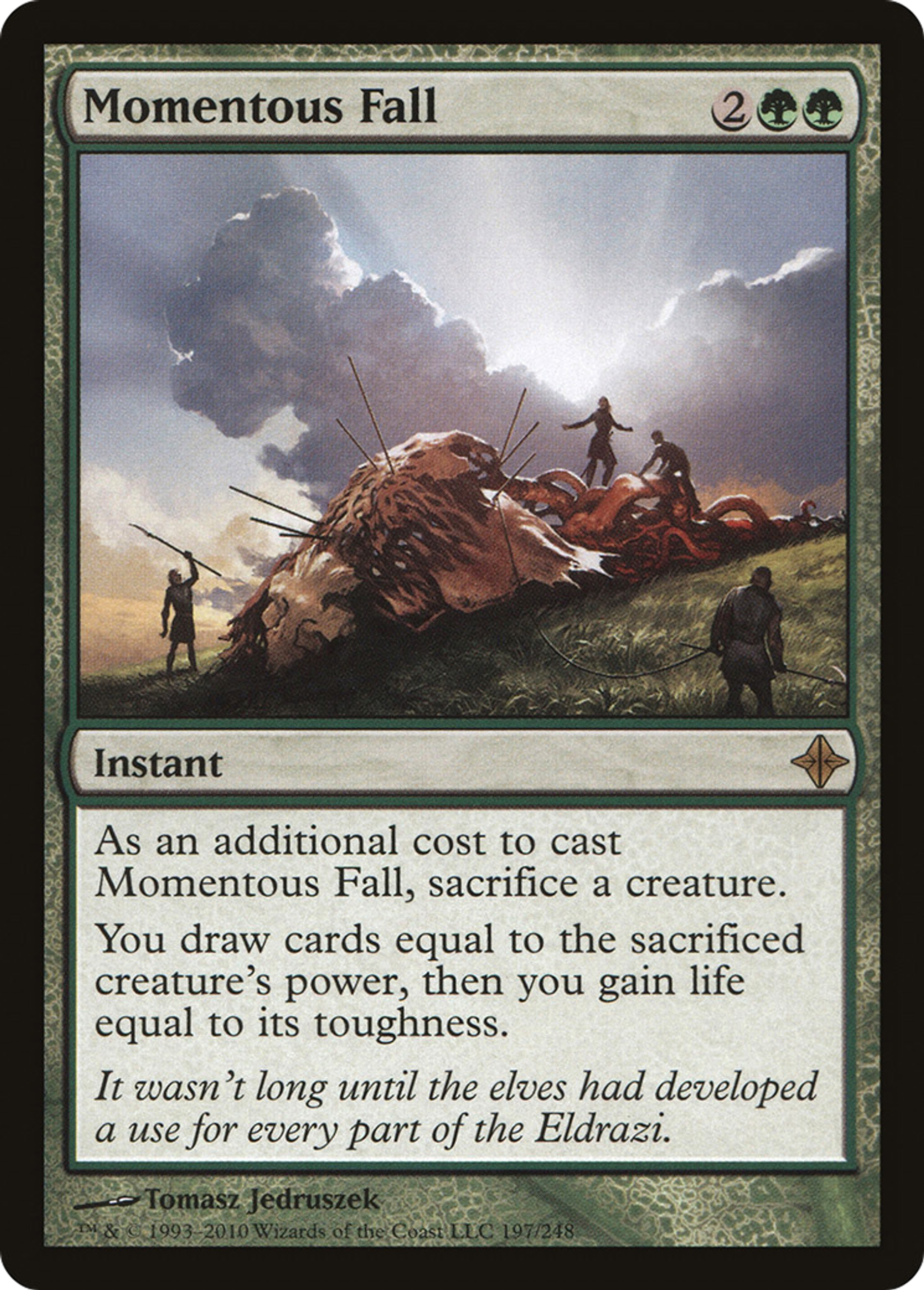 Momentous Fall — Rise of the Eldrazi — Magic: The Gathering