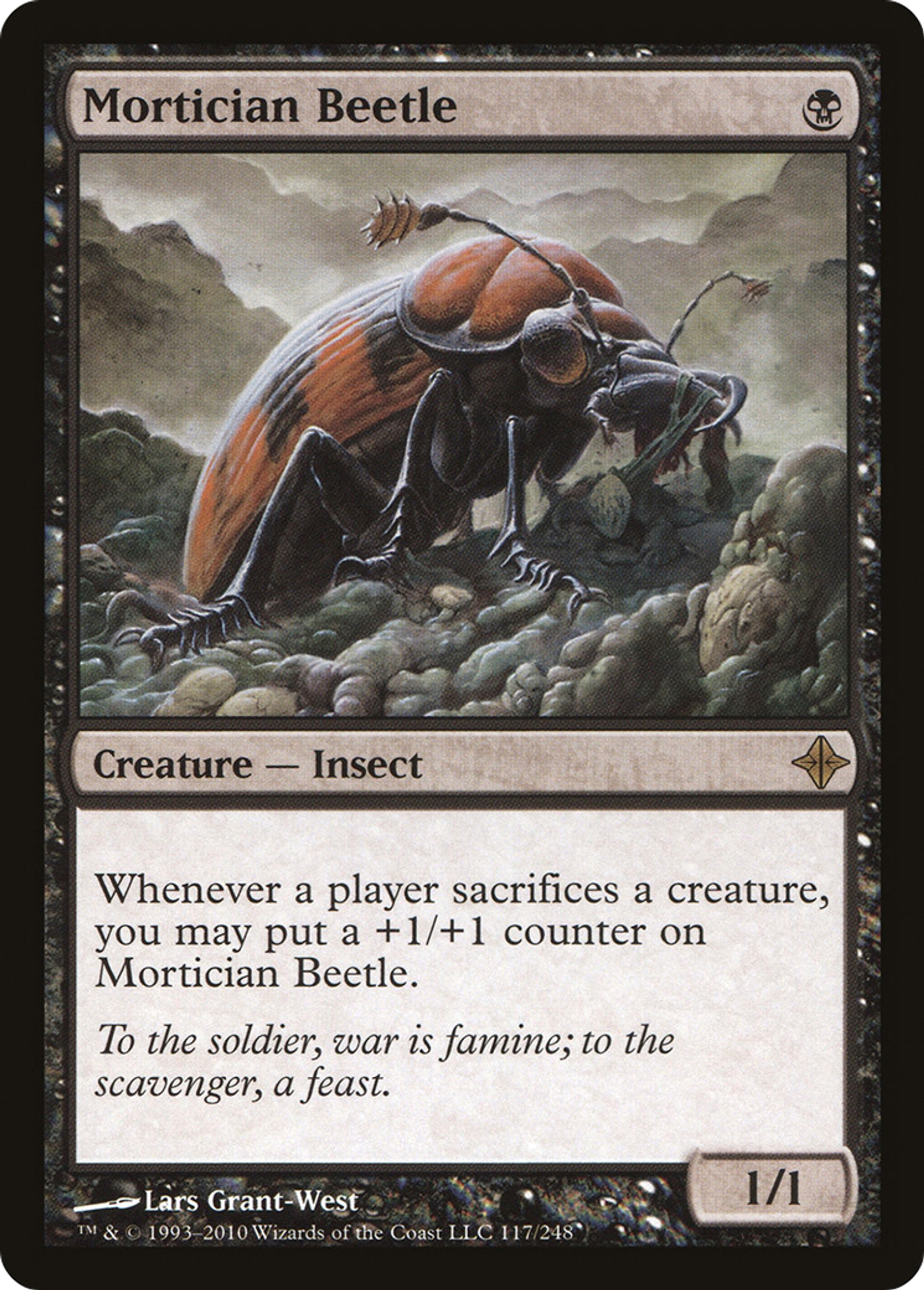 Mortician Beetle — Rise of the Eldrazi — Magic: The Gathering