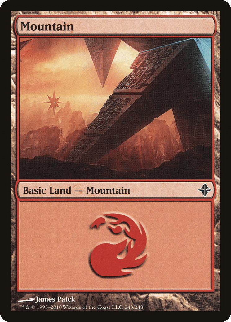 Mountain — Rise of the Eldrazi — Magic: The Gathering