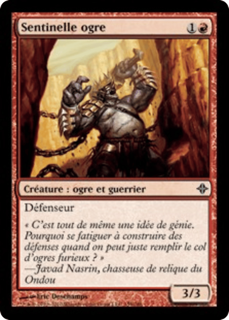 Sentinelle ogre — Rise of the Eldrazi — Magic: The Gathering