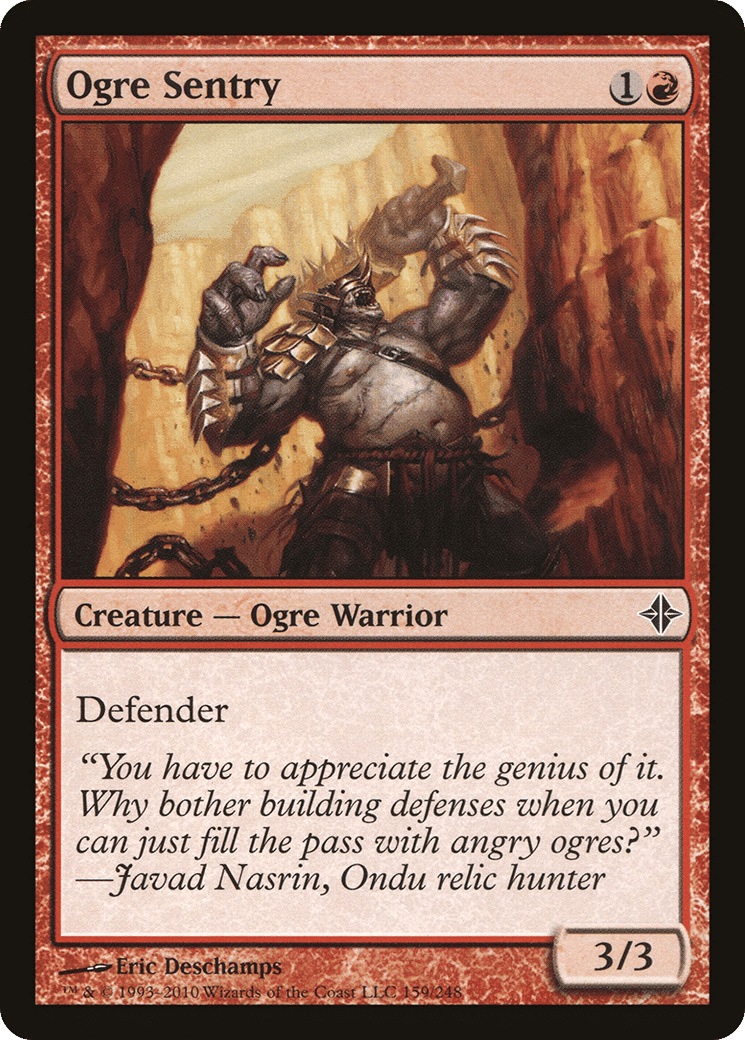 Ogre Sentry — Rise of the Eldrazi — Magic: The Gathering