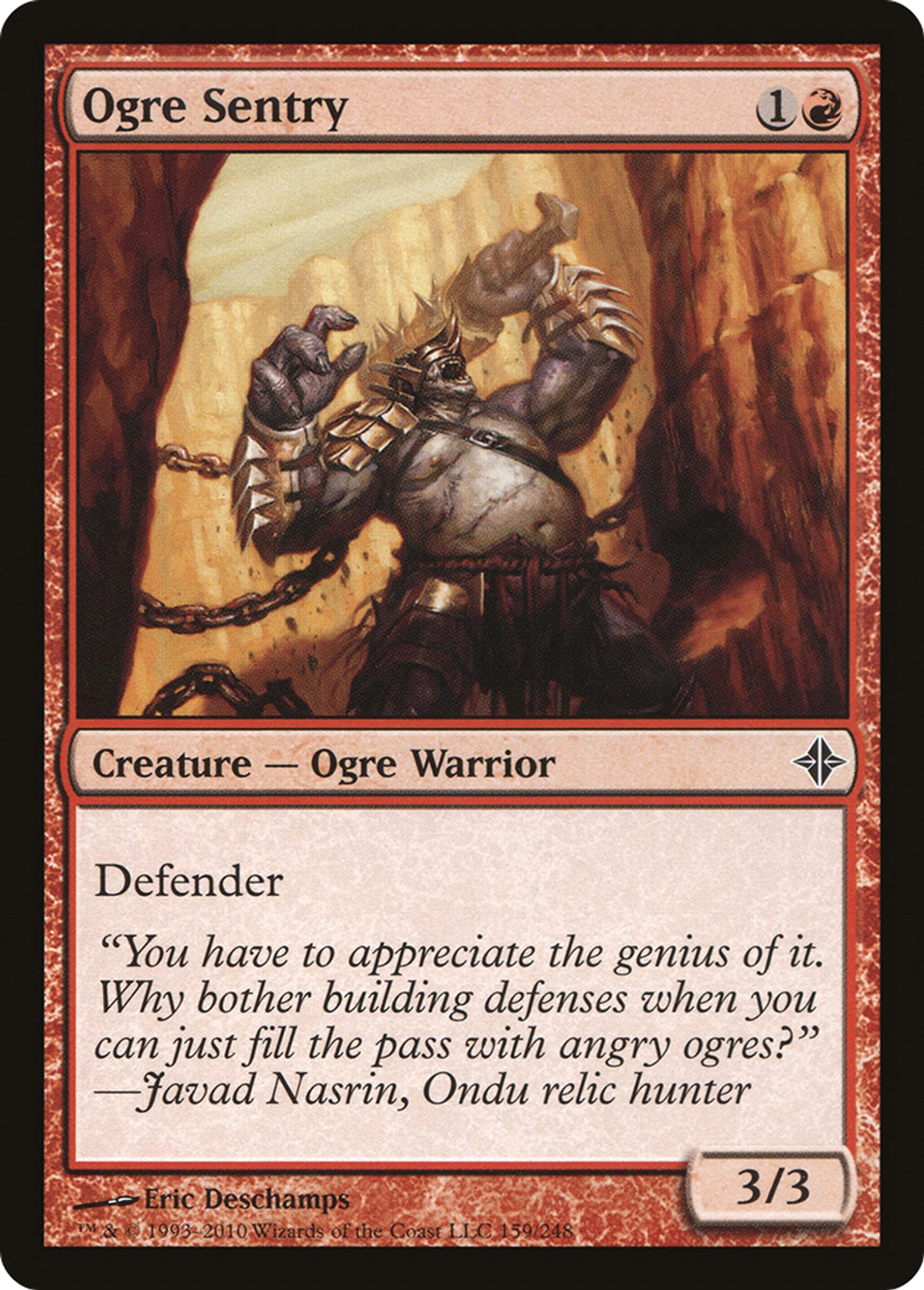 Ogre Sentry — Rise of the Eldrazi — Magic: The Gathering