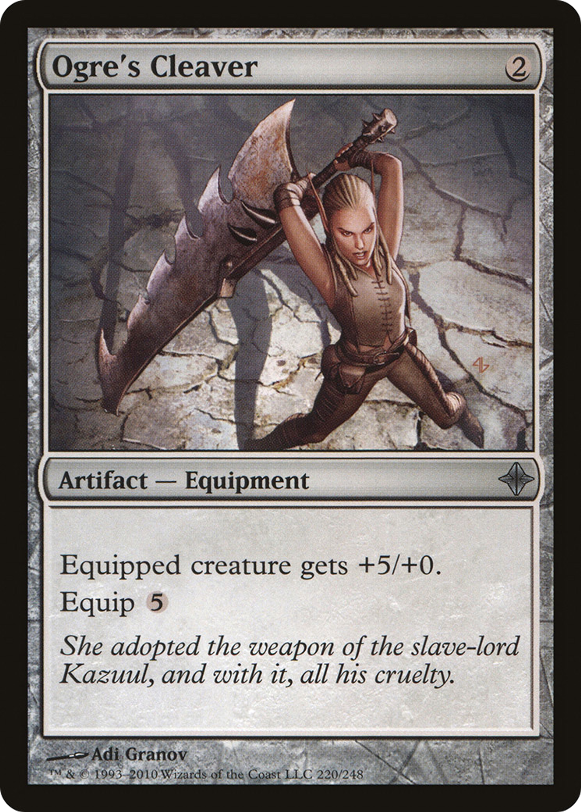Ogre's Cleaver — Rise of the Eldrazi — Magic: The Gathering