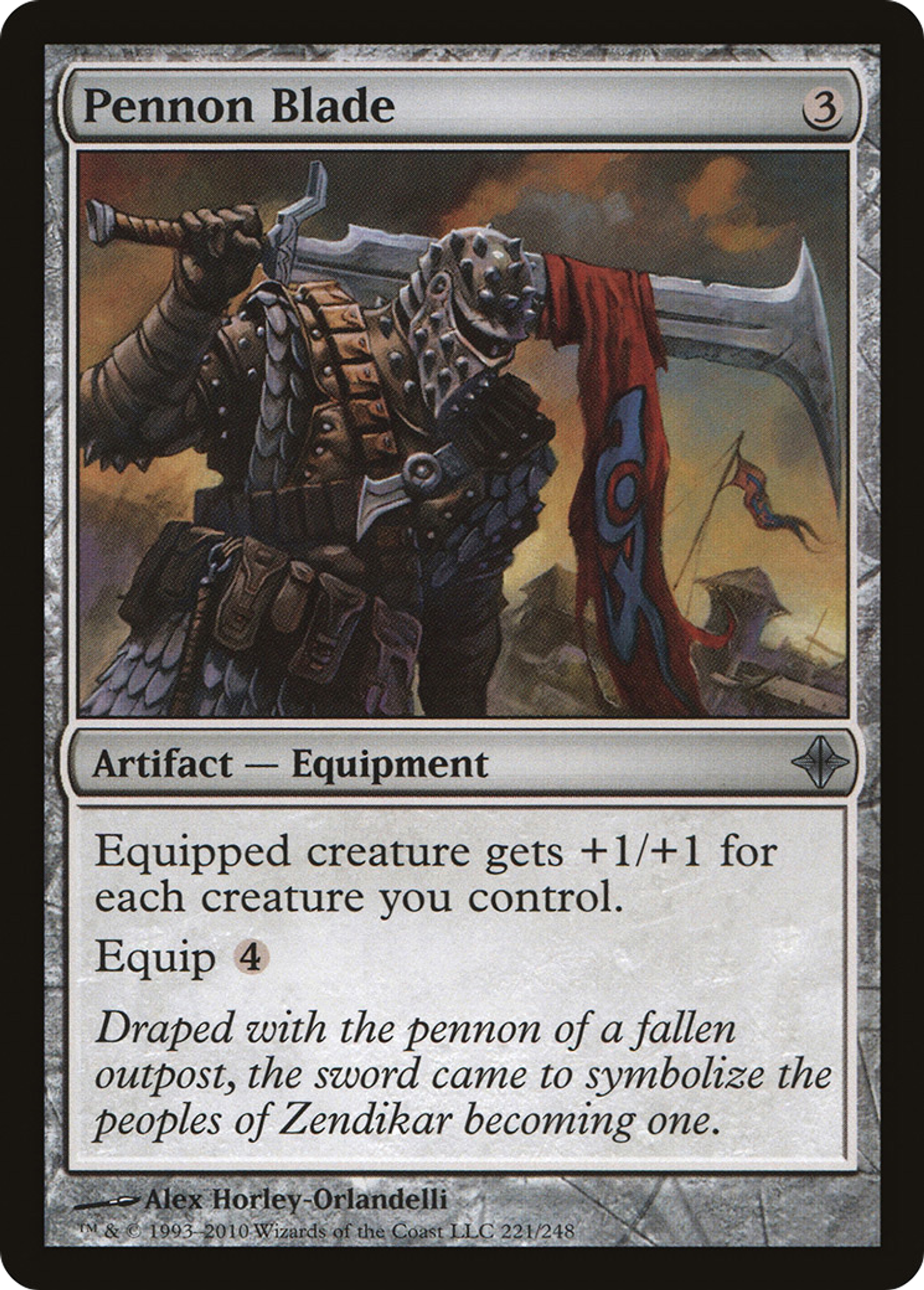 Pennon Blade — Rise of the Eldrazi — Magic: The Gathering