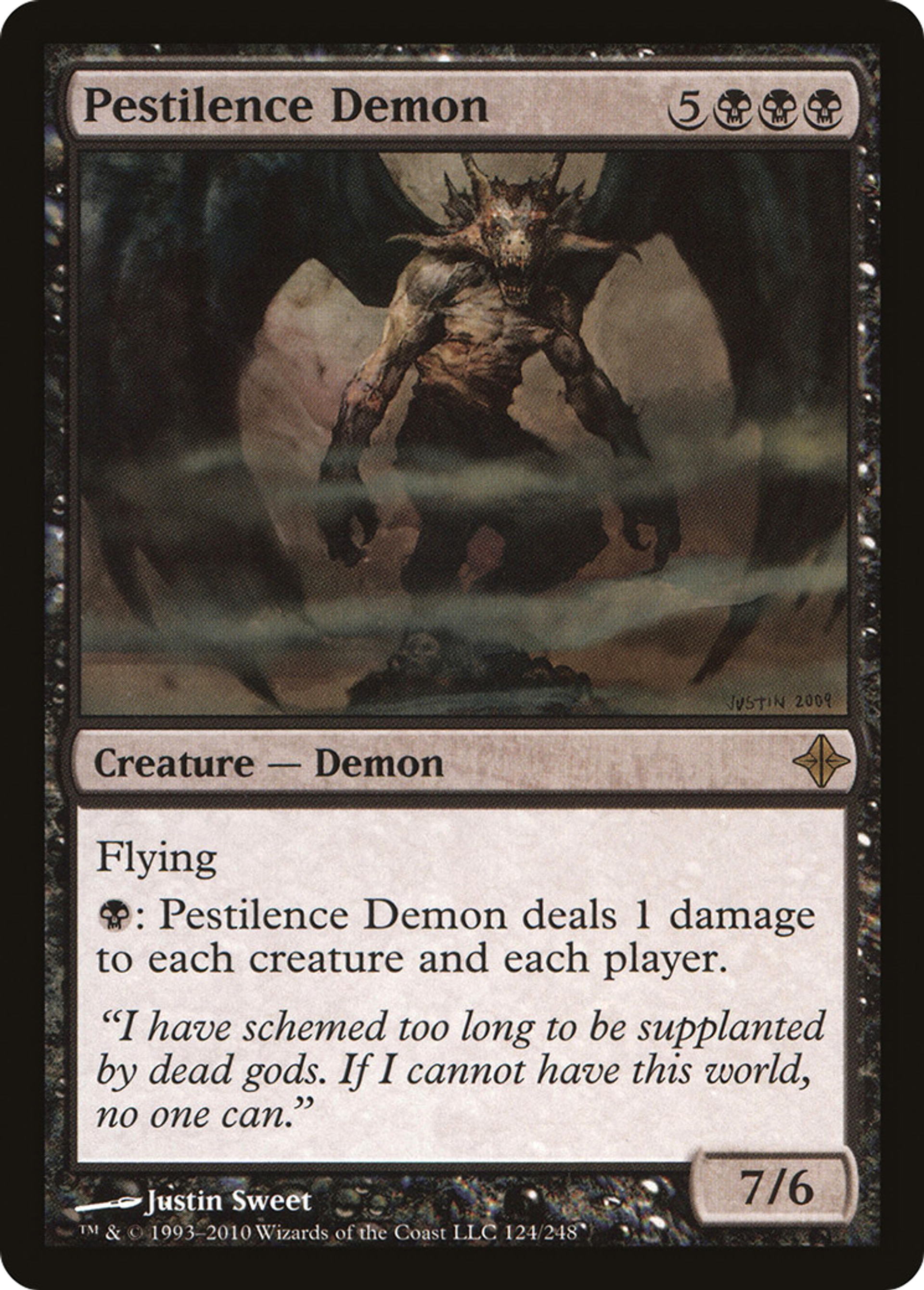 Pestilence Demon — Rise of the Eldrazi — Magic: The Gathering