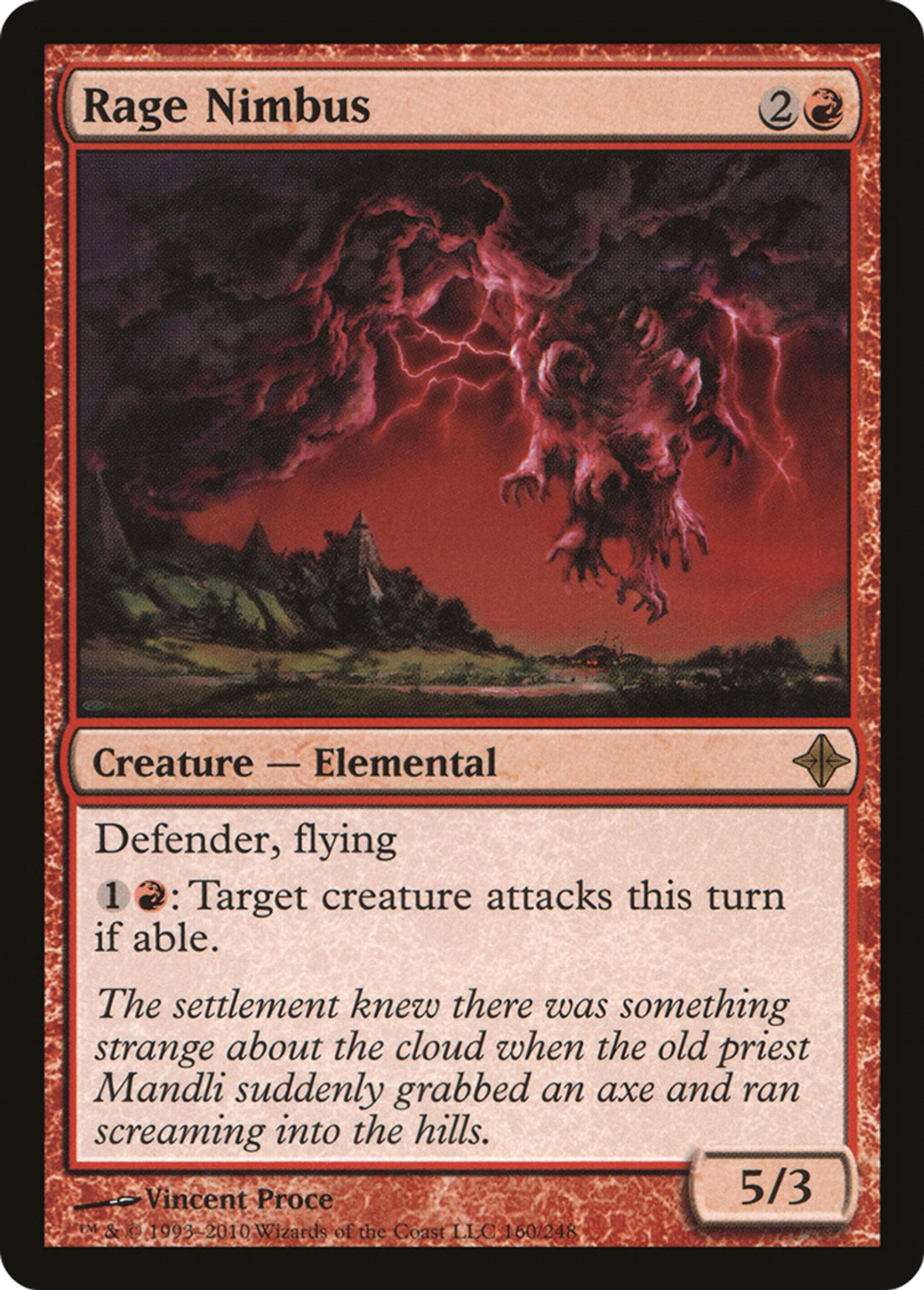Rage Nimbus — Rise of the Eldrazi — Magic: The Gathering