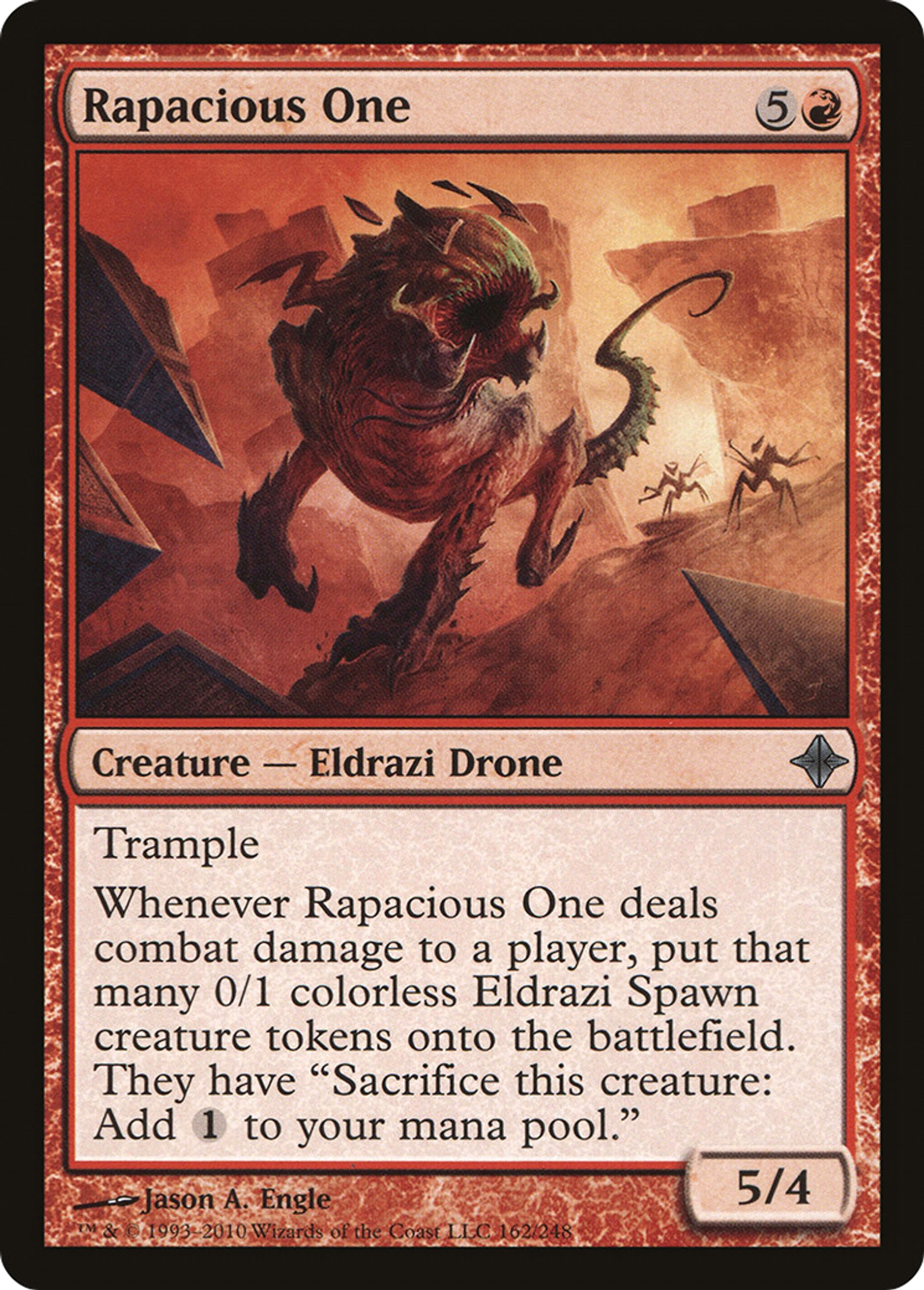 Rapacious One — Rise of the Eldrazi — Magic: The Gathering