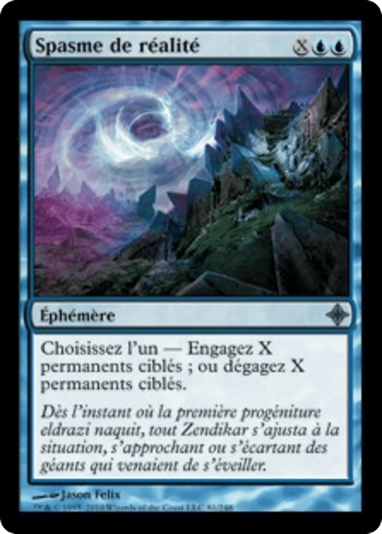 Spasme de réalité — Rise of the Eldrazi — Magic: The Gathering