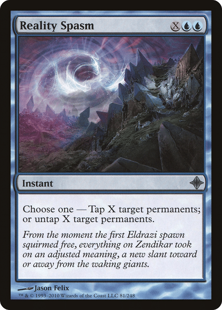 Reality Spasm — Rise of the Eldrazi — Magic: The Gathering