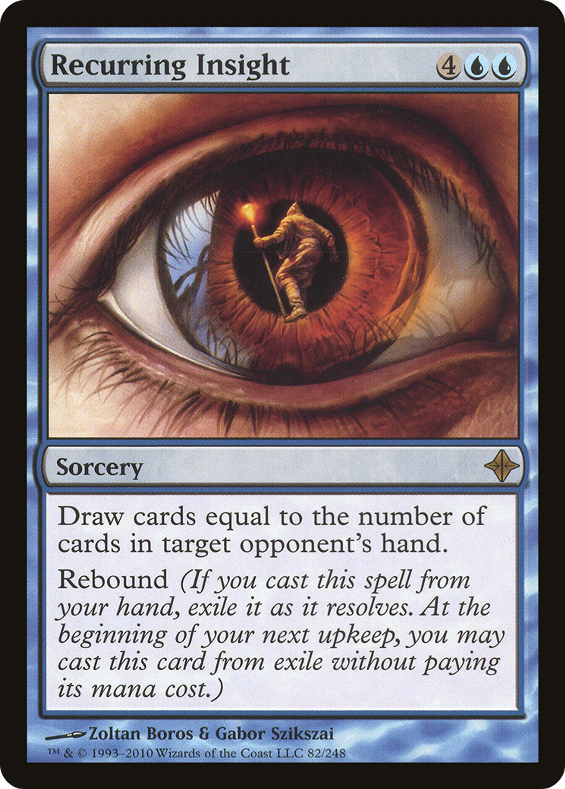 Recurring Insight — Rise of the Eldrazi — Magic: The Gathering