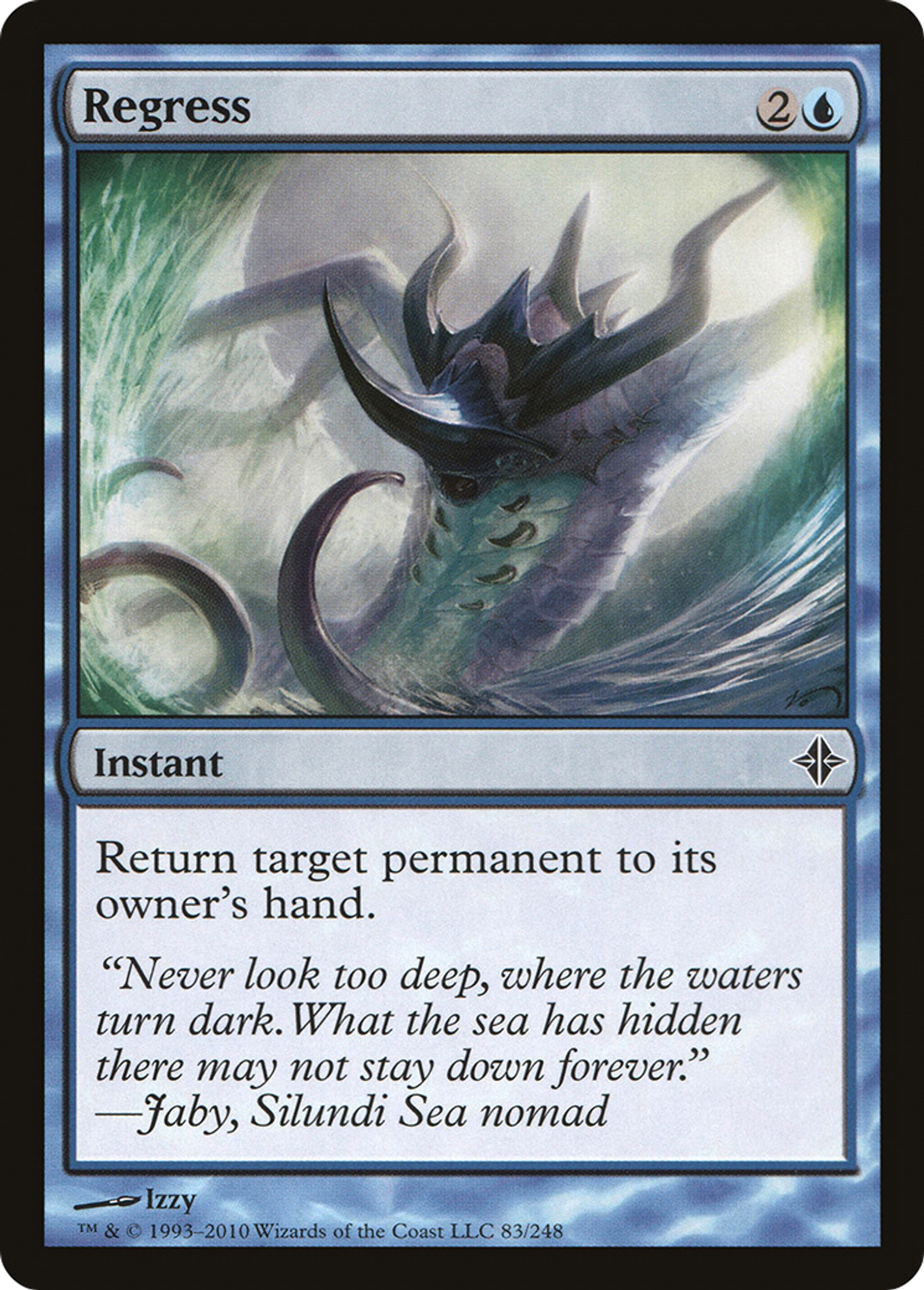 Regress — Rise of the Eldrazi — Magic: The Gathering