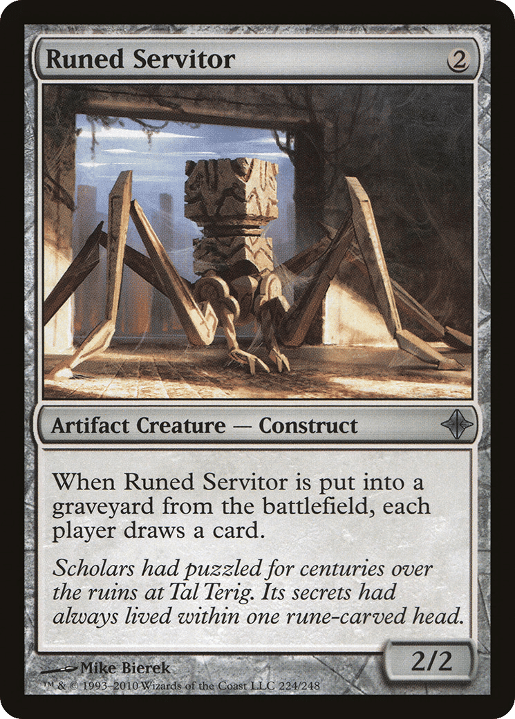 Runed Servitor — Rise of the Eldrazi — Magic: The Gathering