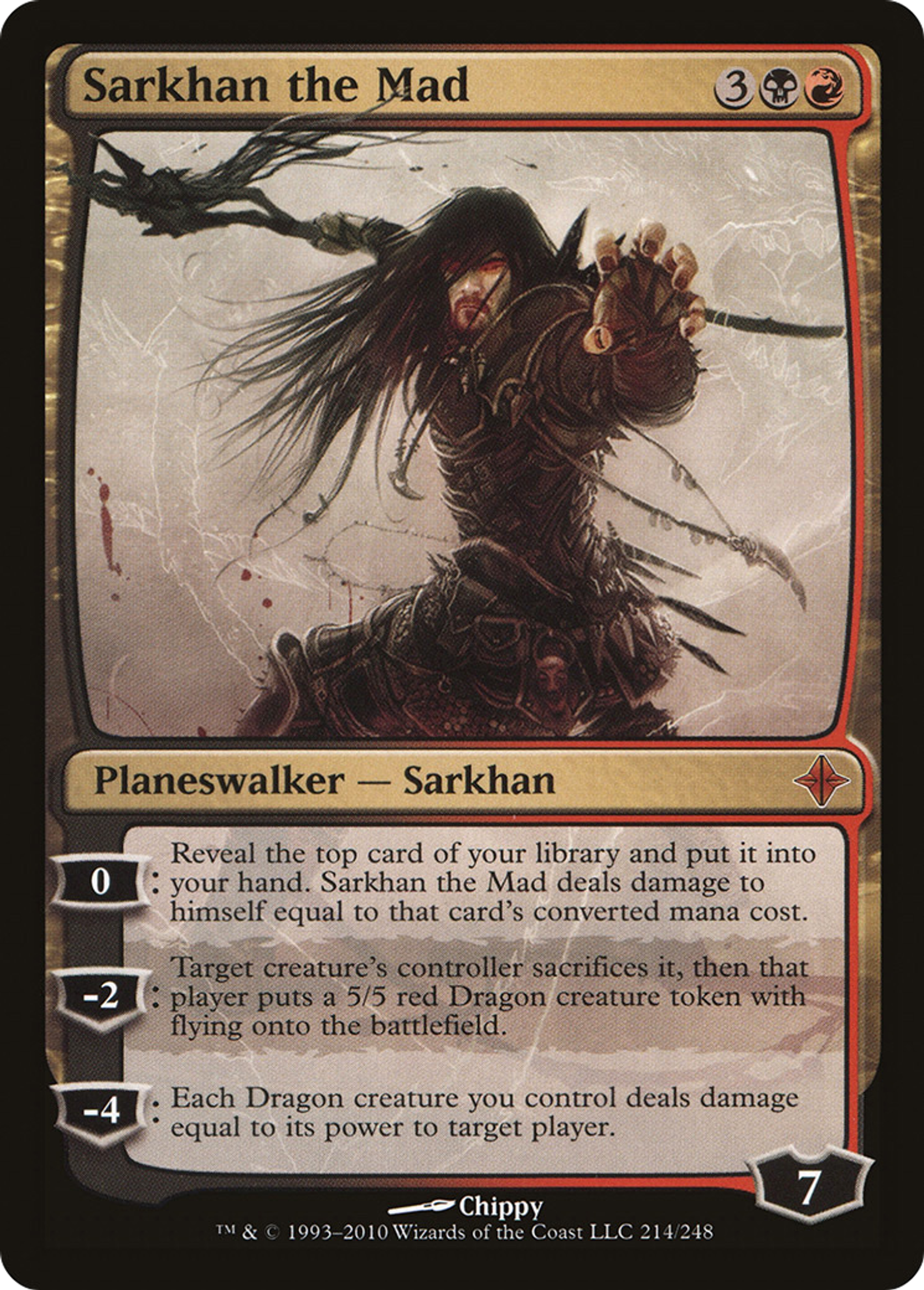 Sarkhan the Mad — Rise of the Eldrazi — Magic: The Gathering