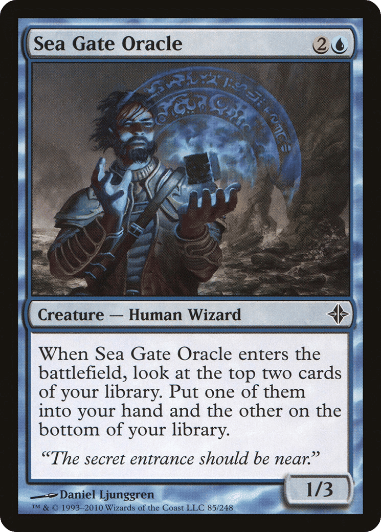 Sea Gate Oracle — Rise of the Eldrazi — Magic: The Gathering