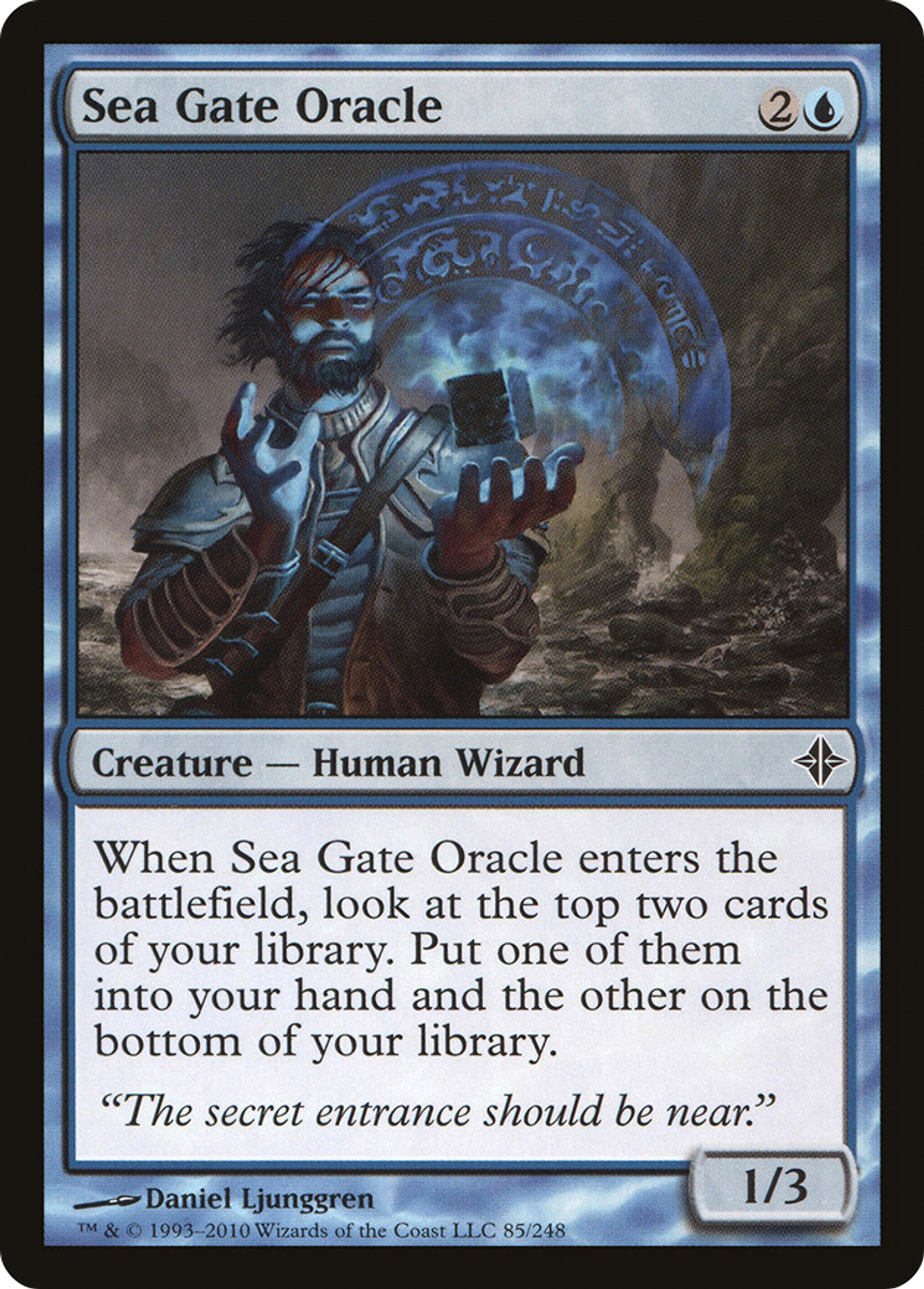 Sea Gate Oracle — Rise of the Eldrazi — Magic: The Gathering