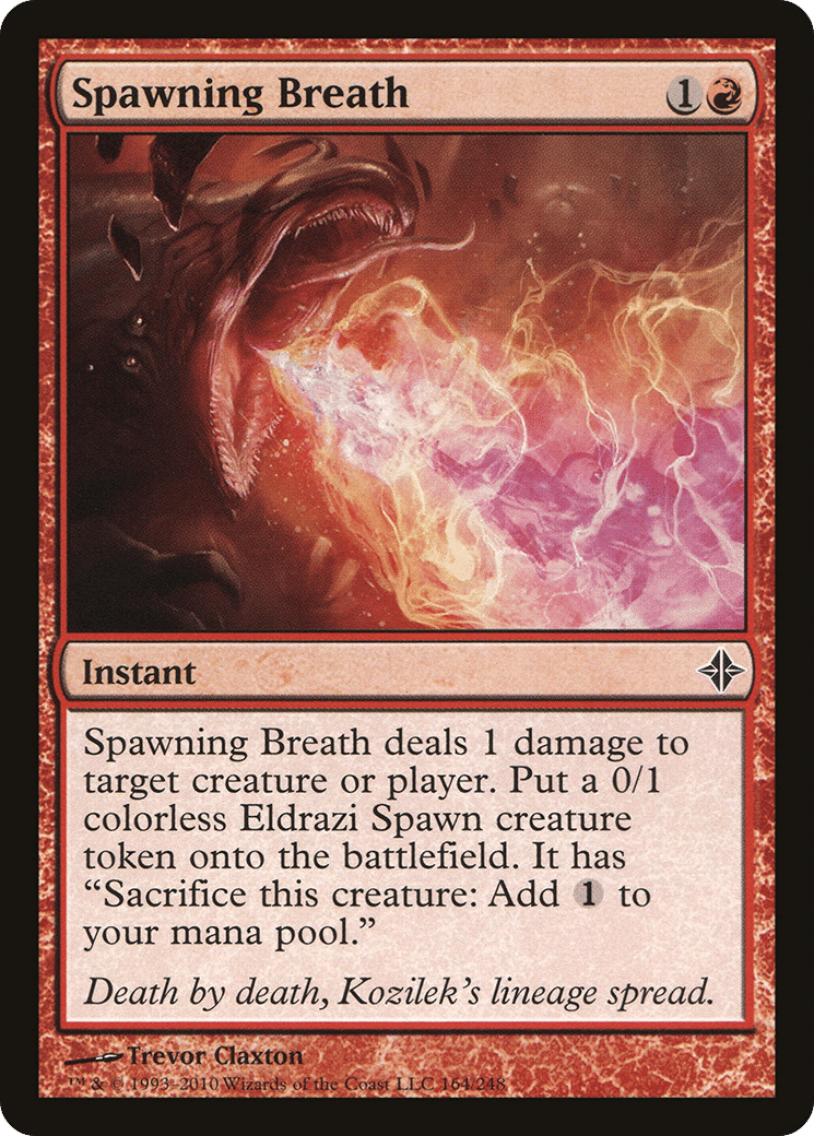 Spawning Breath — Rise of the Eldrazi — Magic: The Gathering
