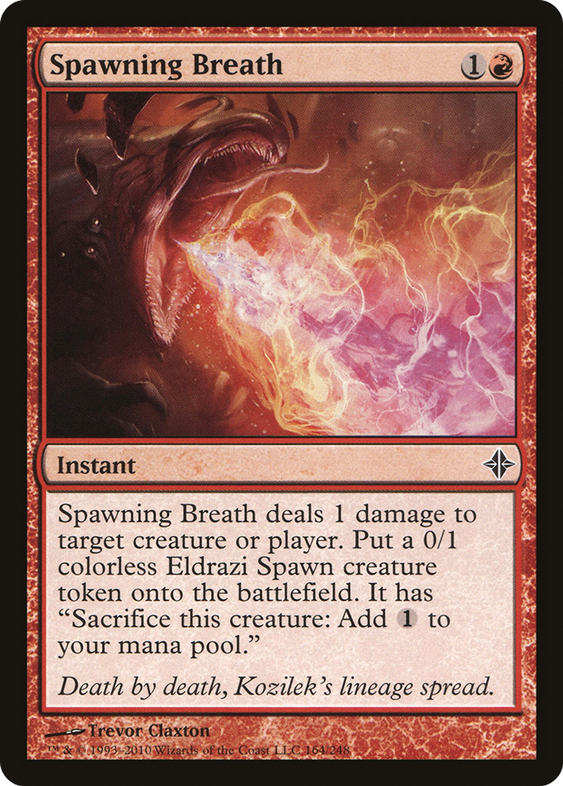 Spawning Breath — Rise of the Eldrazi — Magic: The Gathering