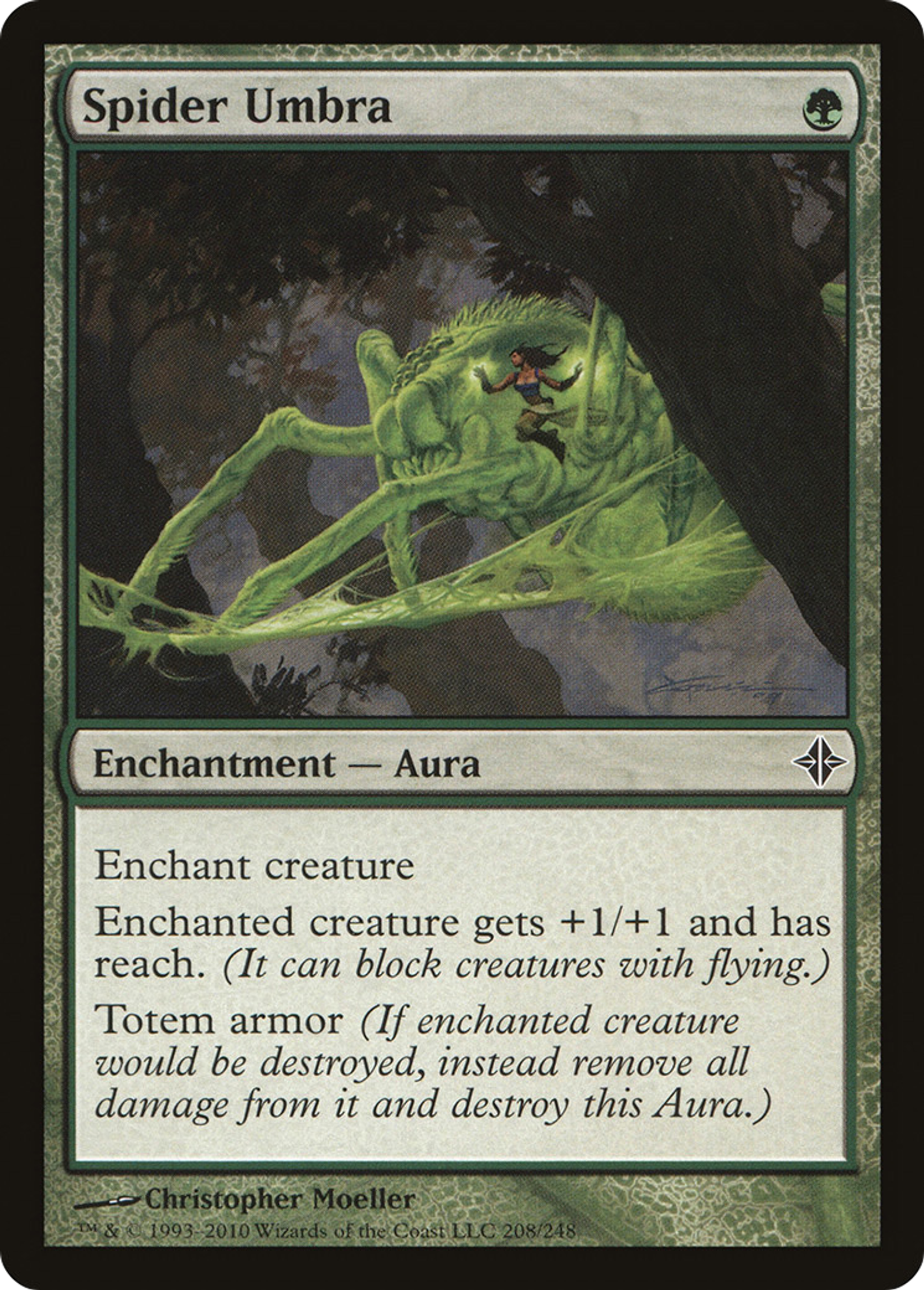 Spider Umbra — Rise of the Eldrazi — Magic: The Gathering