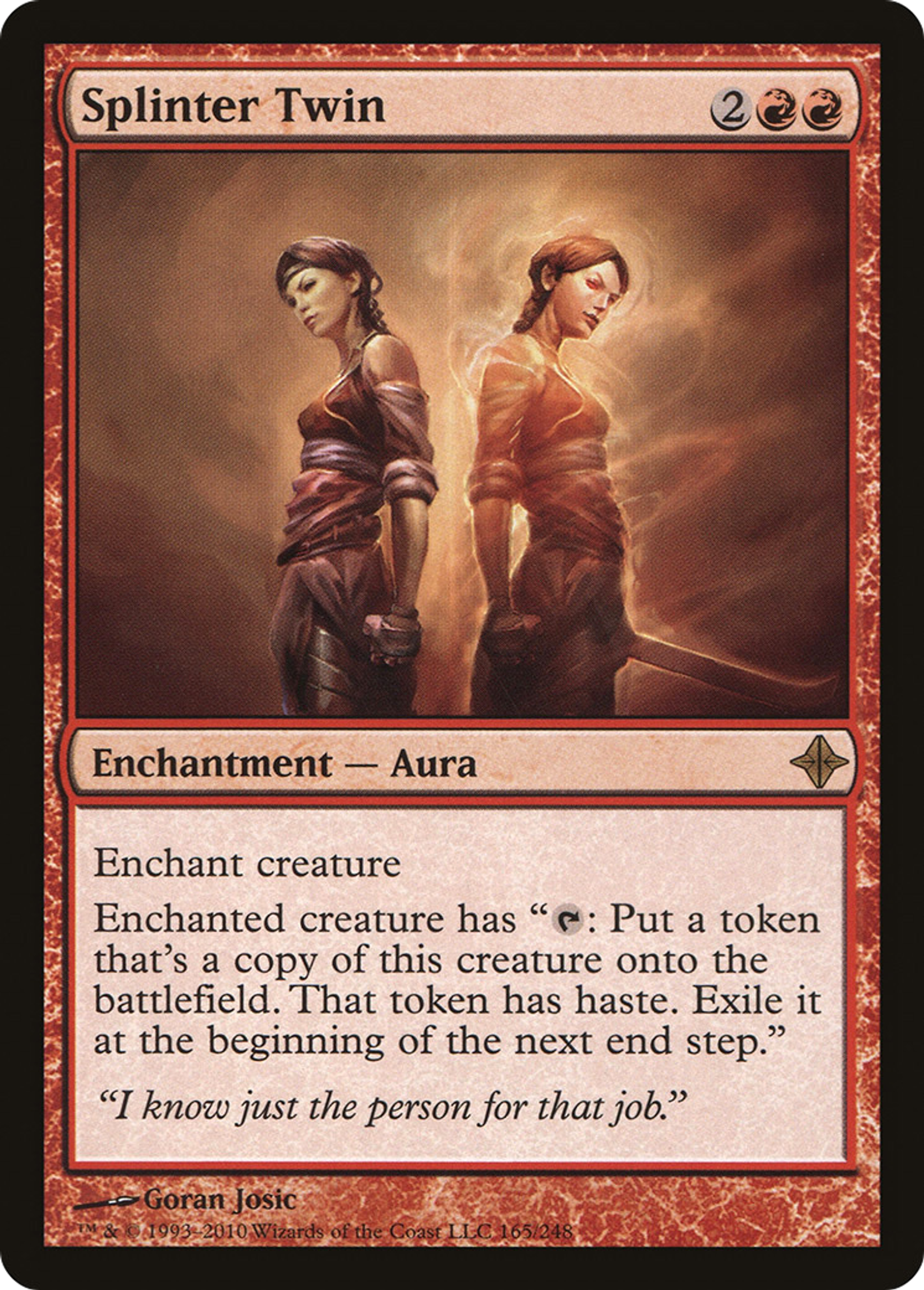 Splinter Twin — Rise of the Eldrazi — Magic: The Gathering