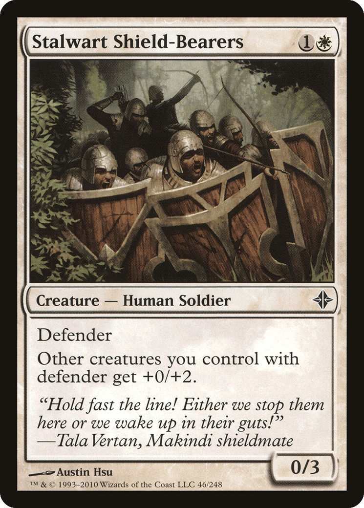 Stalwart Shield-Bearers — Rise of the Eldrazi — Magic: The Gathering