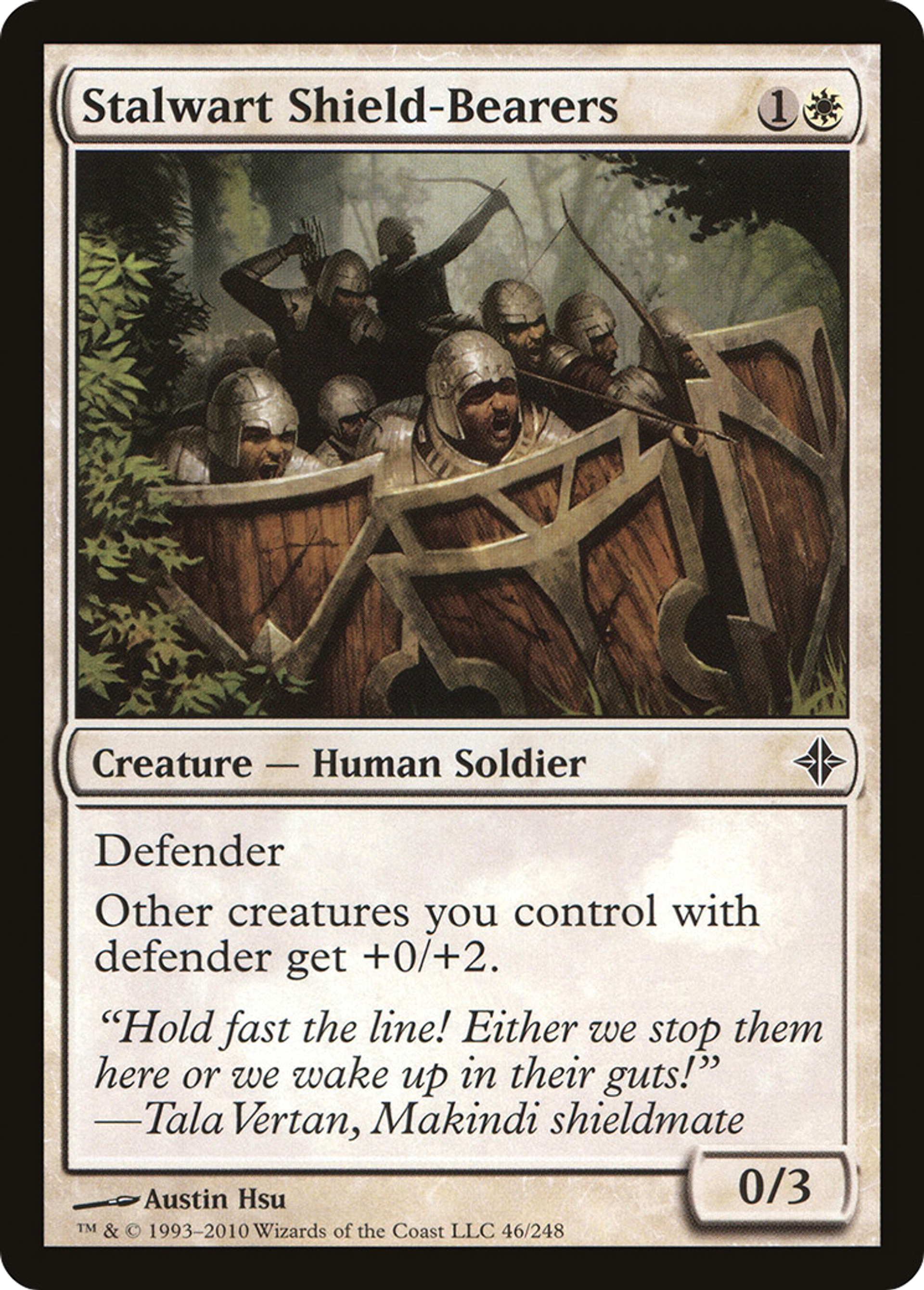 Stalwart Shield-Bearers — Rise of the Eldrazi — Magic: The Gathering
