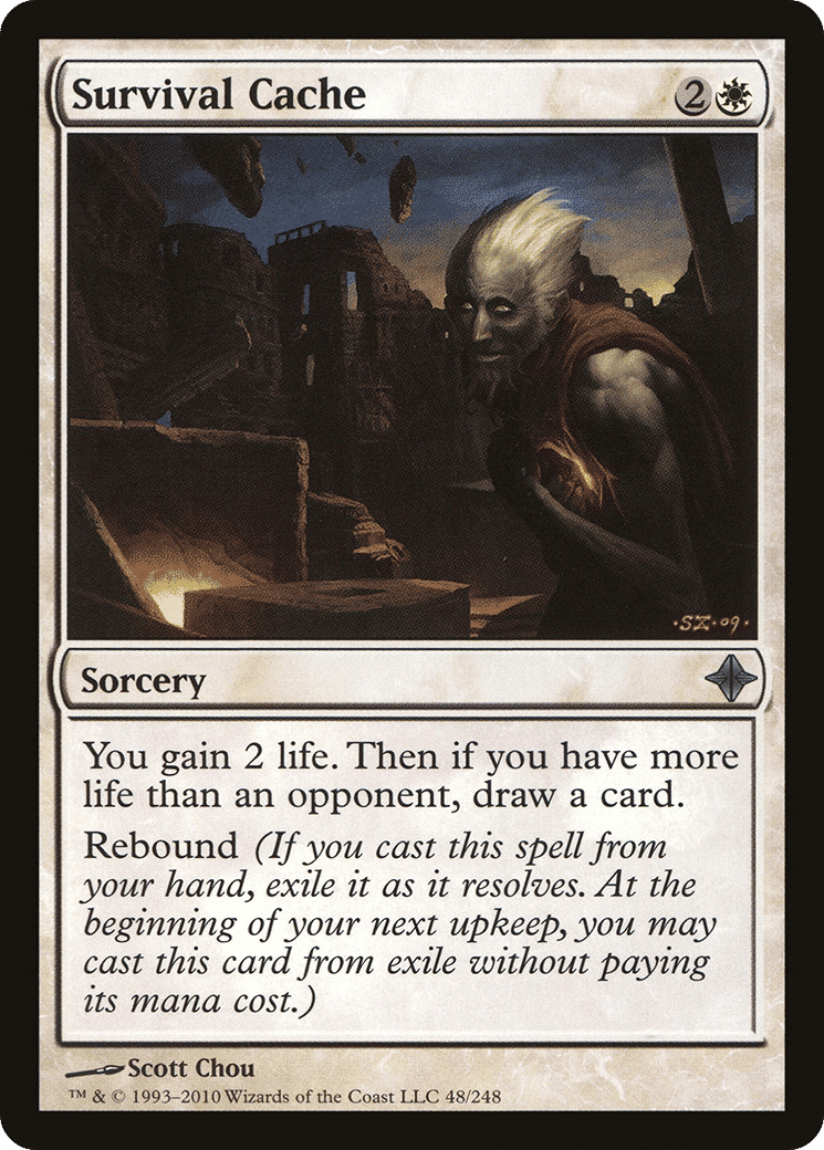 Survival Cache — Rise of the Eldrazi — Magic: The Gathering
