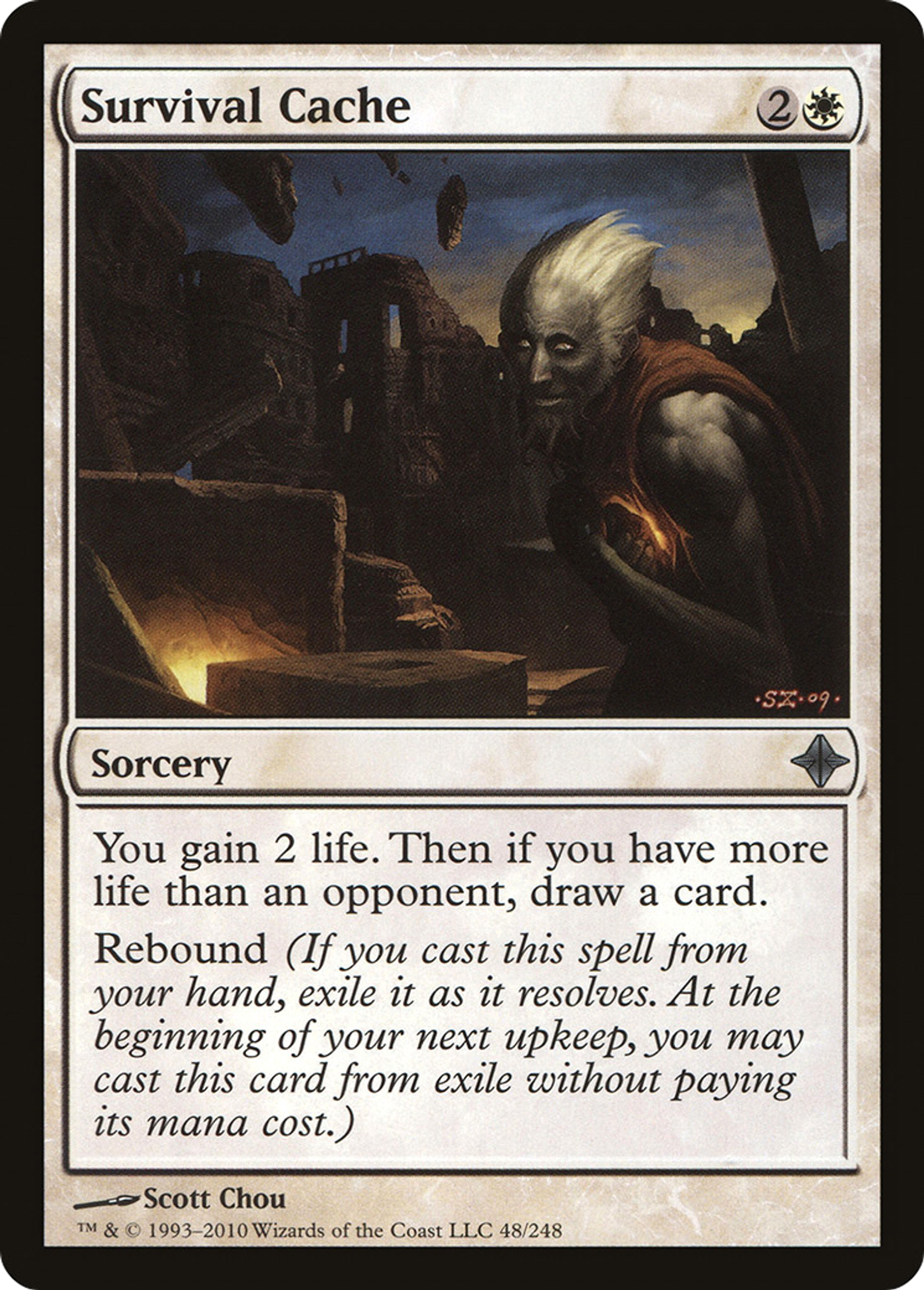 Survival Cache — Rise of the Eldrazi — Magic: The Gathering