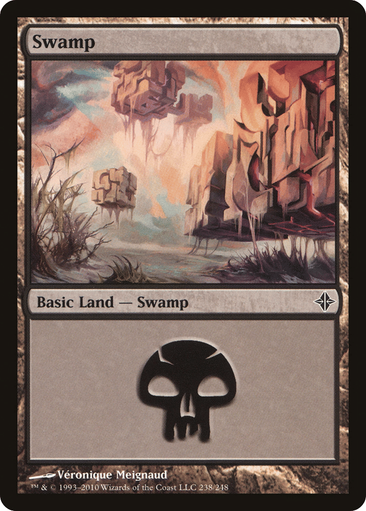 Swamp — Rise of the Eldrazi — Magic: The Gathering