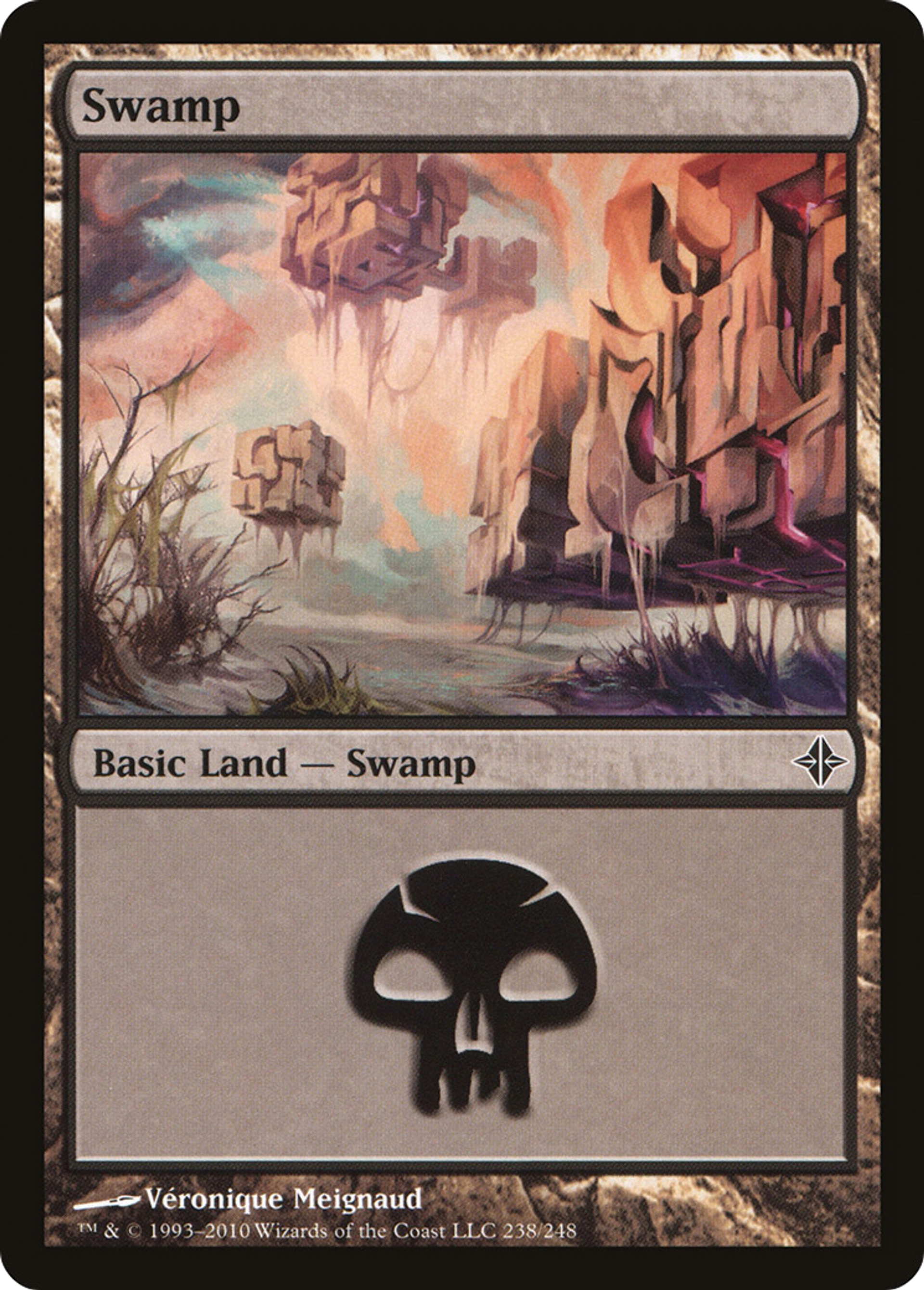 Swamp — Rise of the Eldrazi — Magic: The Gathering