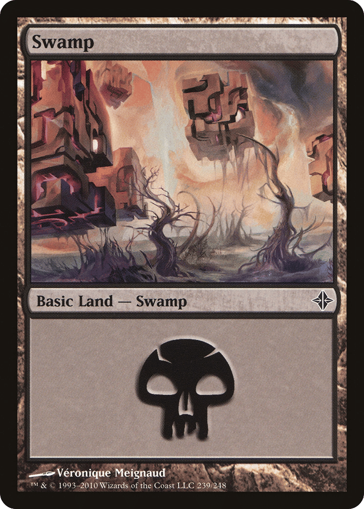 Swamp — Rise of the Eldrazi — Magic: The Gathering