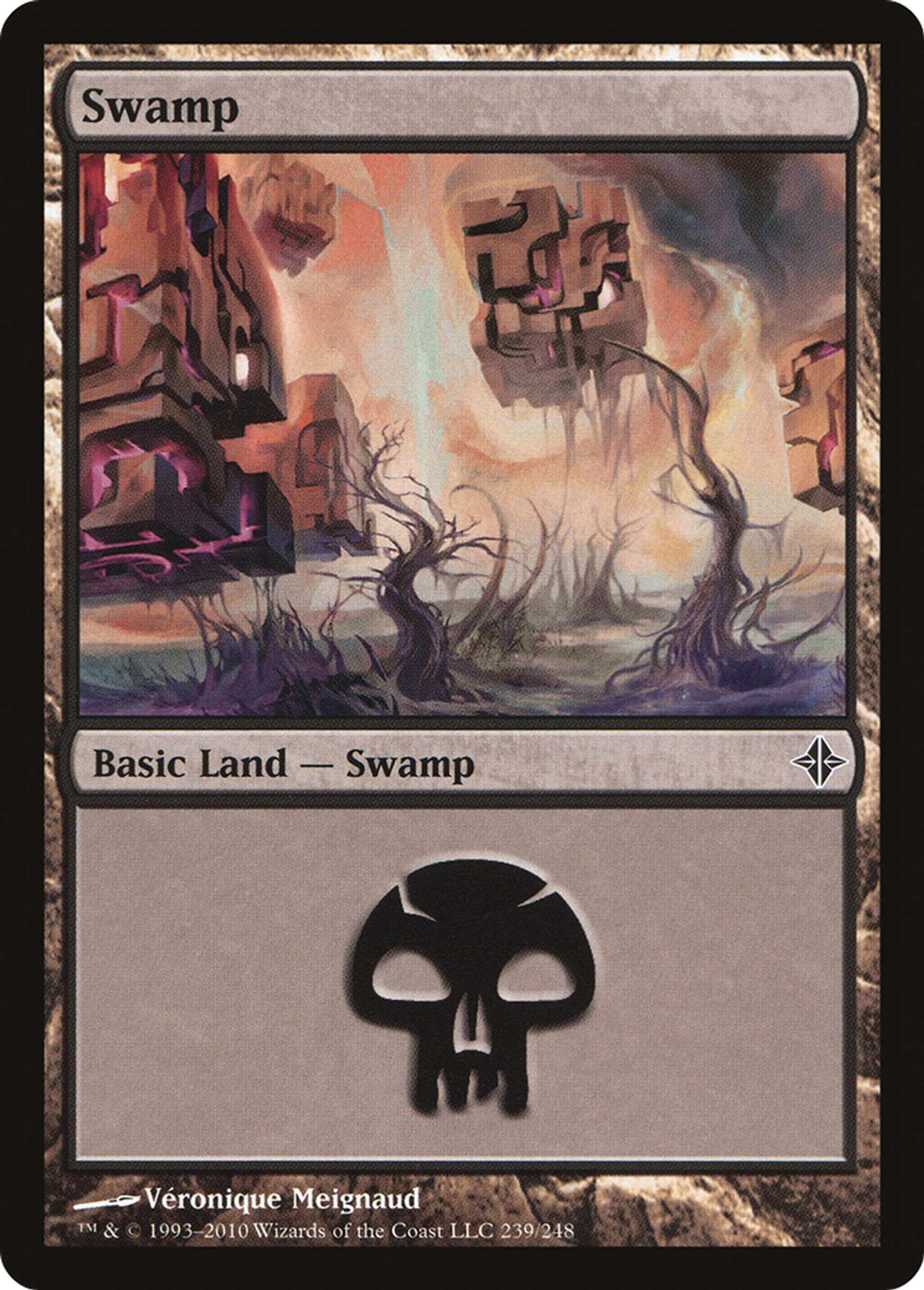 Swamp — Rise of the Eldrazi — Magic: The Gathering