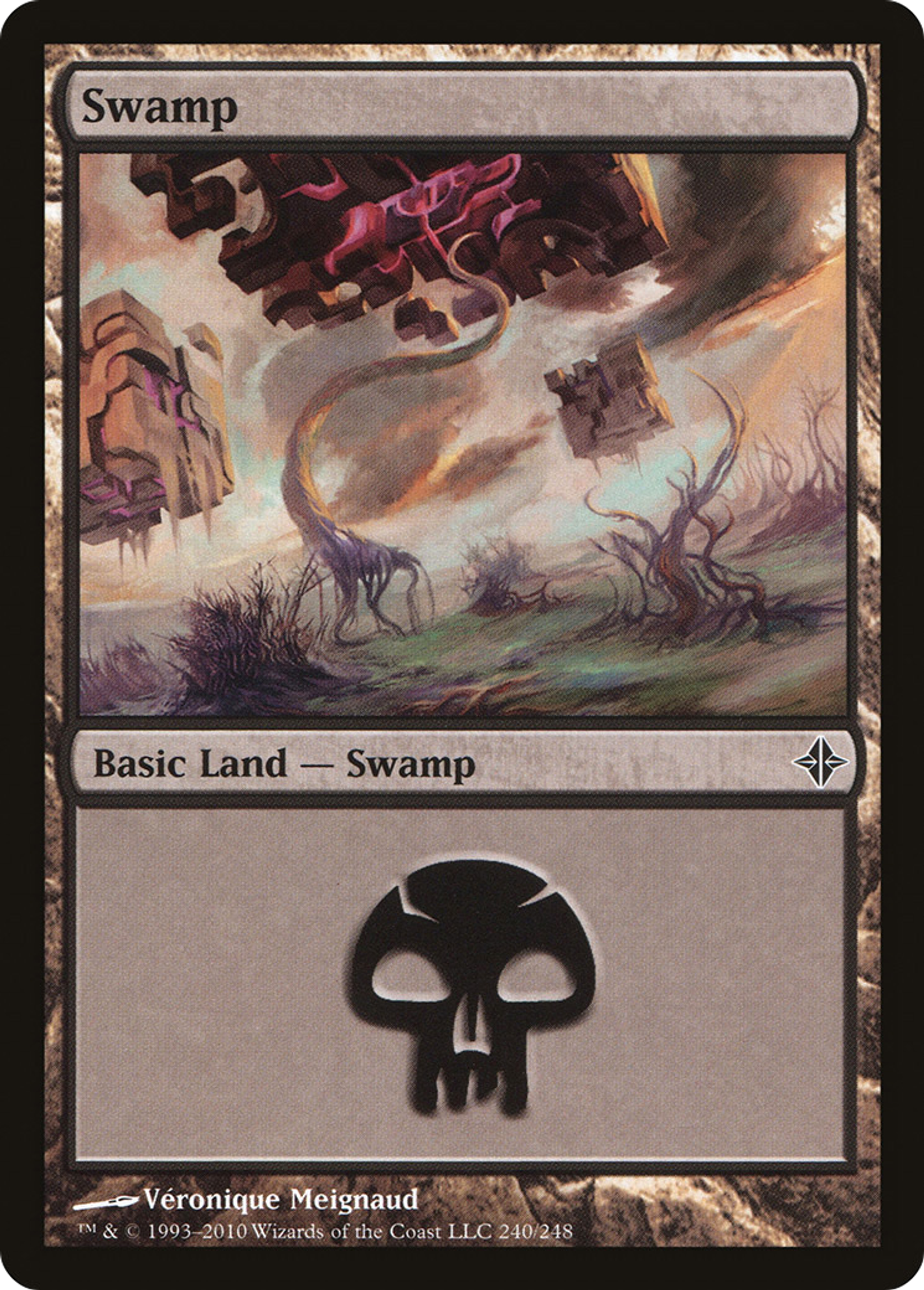 Swamp — Rise of the Eldrazi — Magic: The Gathering
