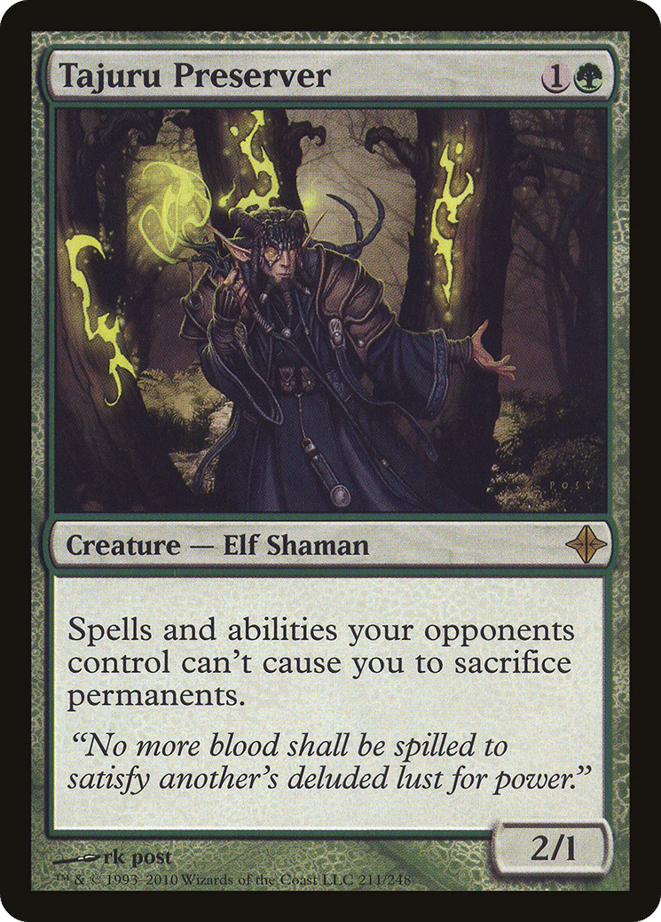 Préservateur de Tajuru — Rise of the Eldrazi — Magic: The Gathering