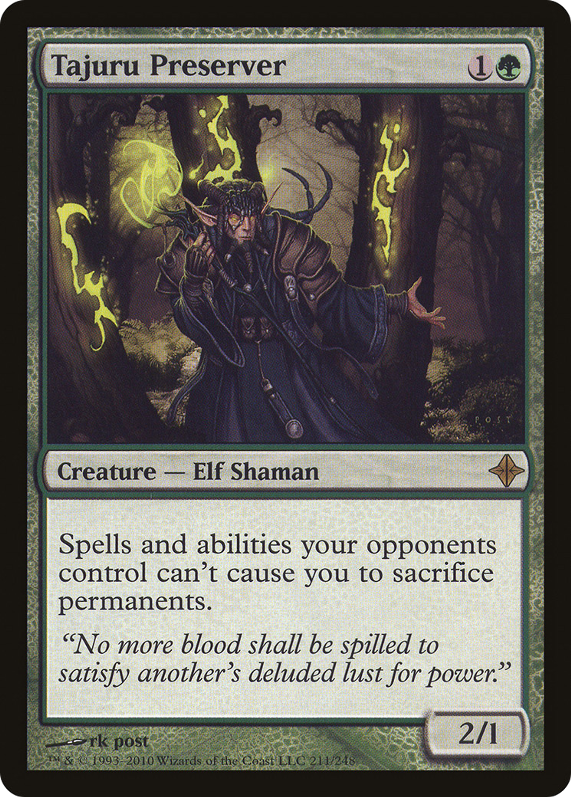Tajuru Preserver — Rise of the Eldrazi — Magic: The Gathering