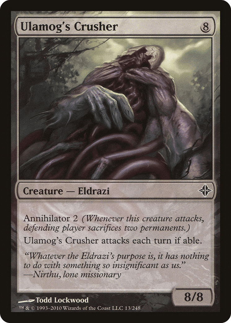 Ulamog's Crusher — Rise of the Eldrazi — Magic: The Gathering
