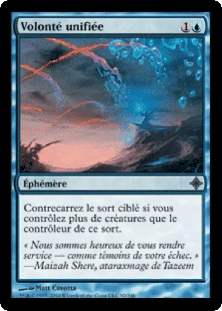Volonté unifiée — Rise of the Eldrazi — Magic: The Gathering