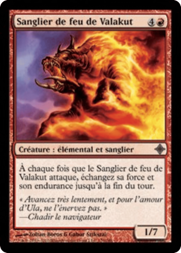 Sanglier de feu de Valakut — Rise of the Eldrazi — Magic: The Gathering
