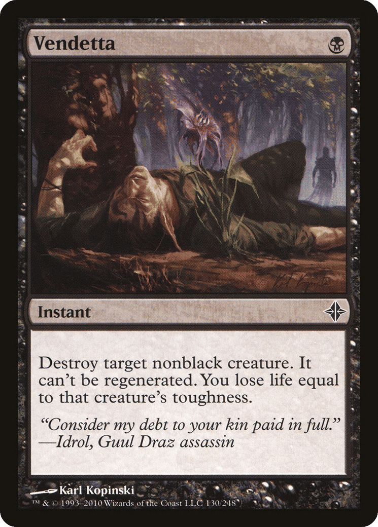 Vendetta — Rise of the Eldrazi — Magic: The Gathering