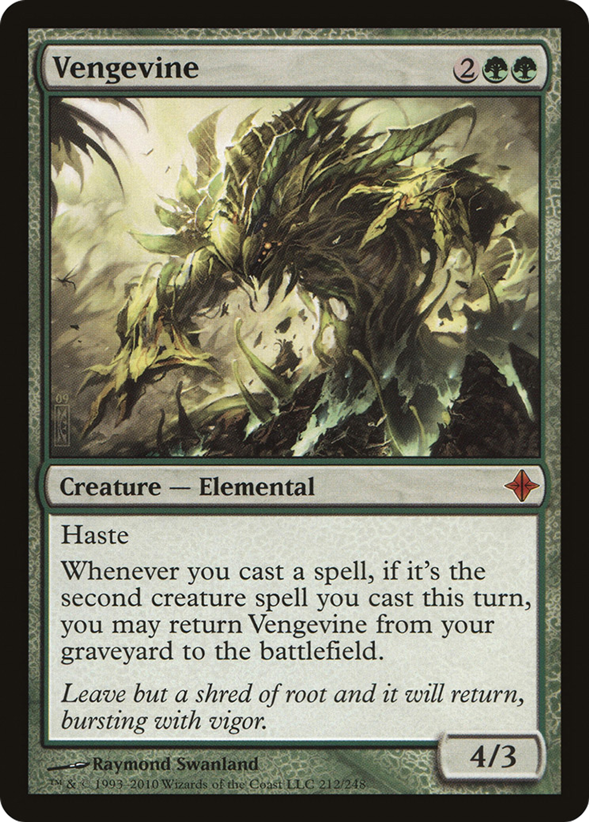 Vengevine — Rise of the Eldrazi — Magic: The Gathering