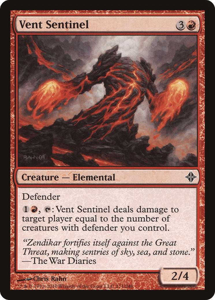 Vent Sentinel — Rise of the Eldrazi — Magic: The Gathering