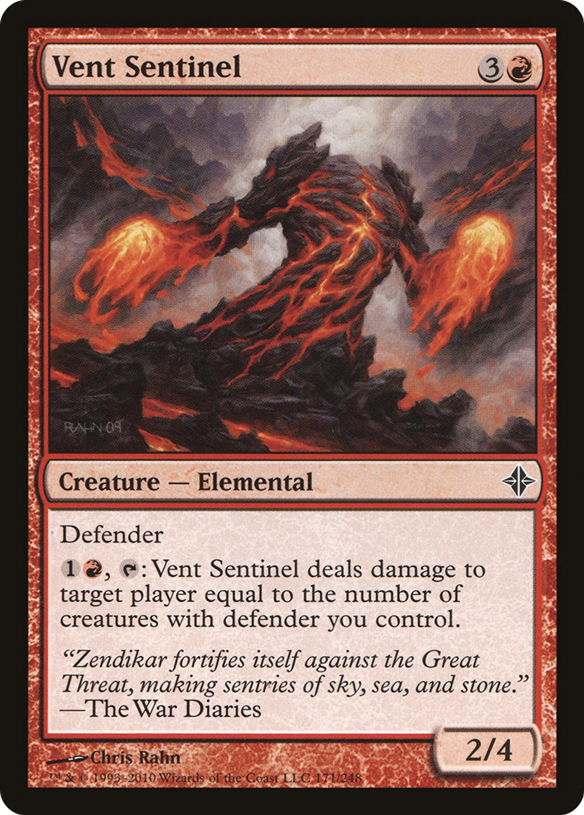 Vent Sentinel — Rise of the Eldrazi — Magic: The Gathering