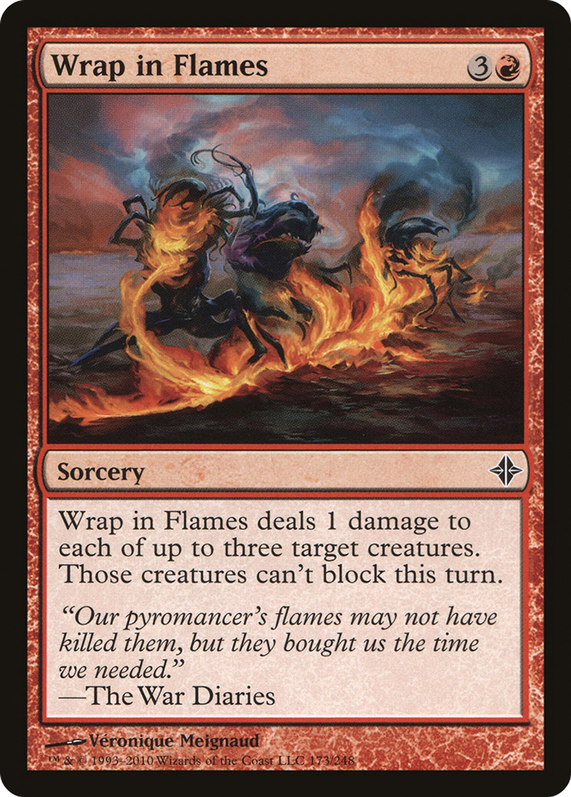 Wrap in Flames — Rise of the Eldrazi — Magic: The Gathering