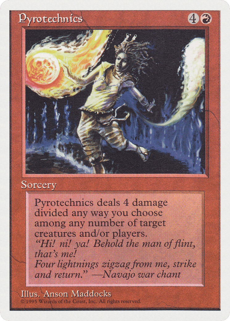 Pyrotechnics — Rivals Quick Start Set — Magic: The Gathering