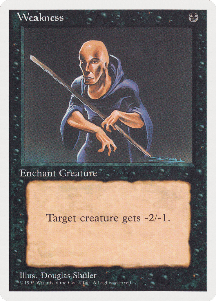 Weakness — Rivals Quick Start Set — Magic: The Gathering