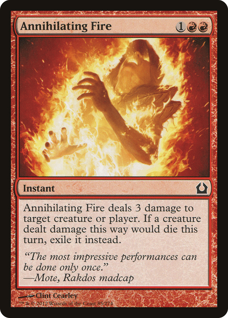 Annihilating Fire — Return to Ravnica — Magic: The Gathering