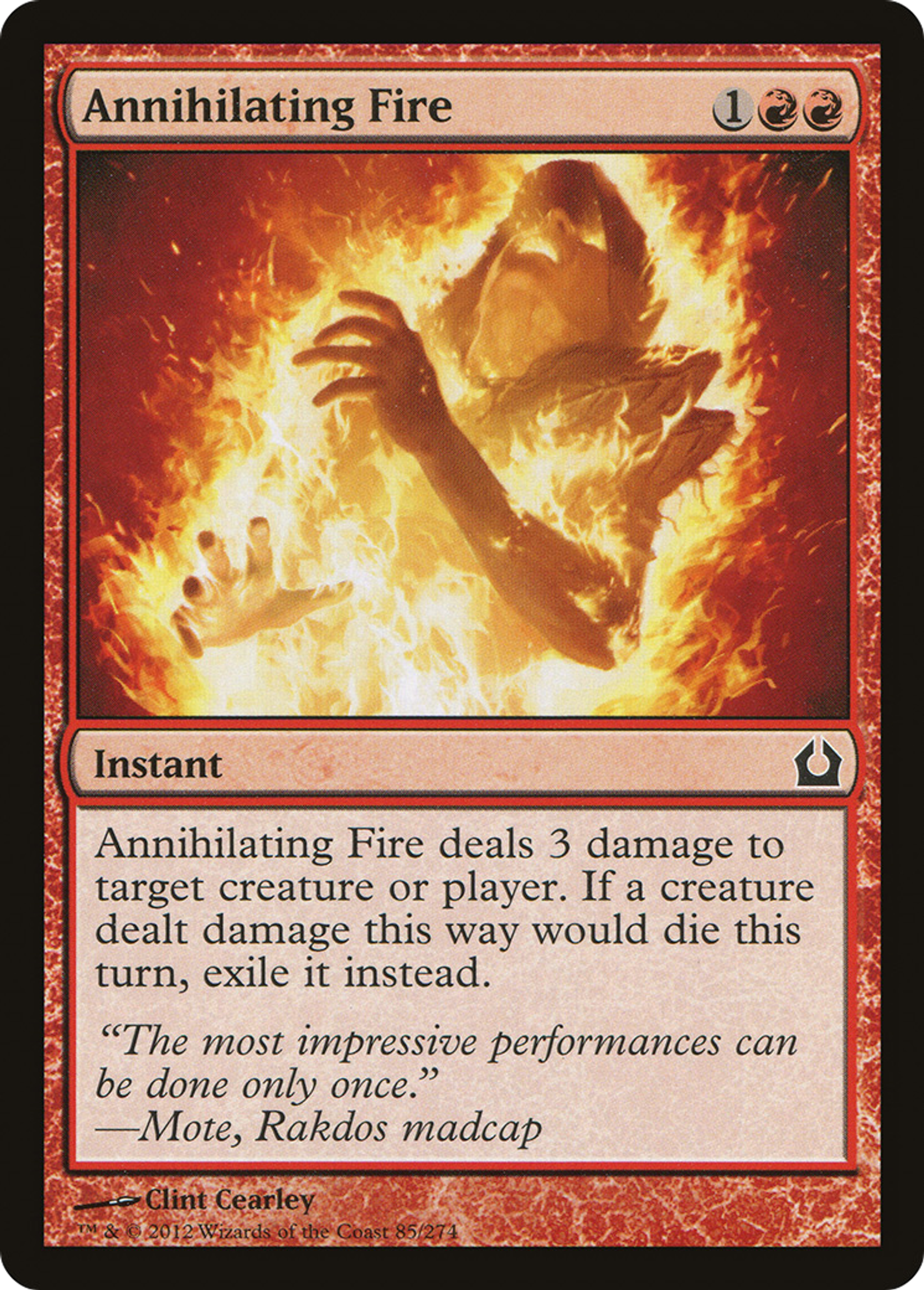 Annihilating Fire — Return to Ravnica — Magic: The Gathering