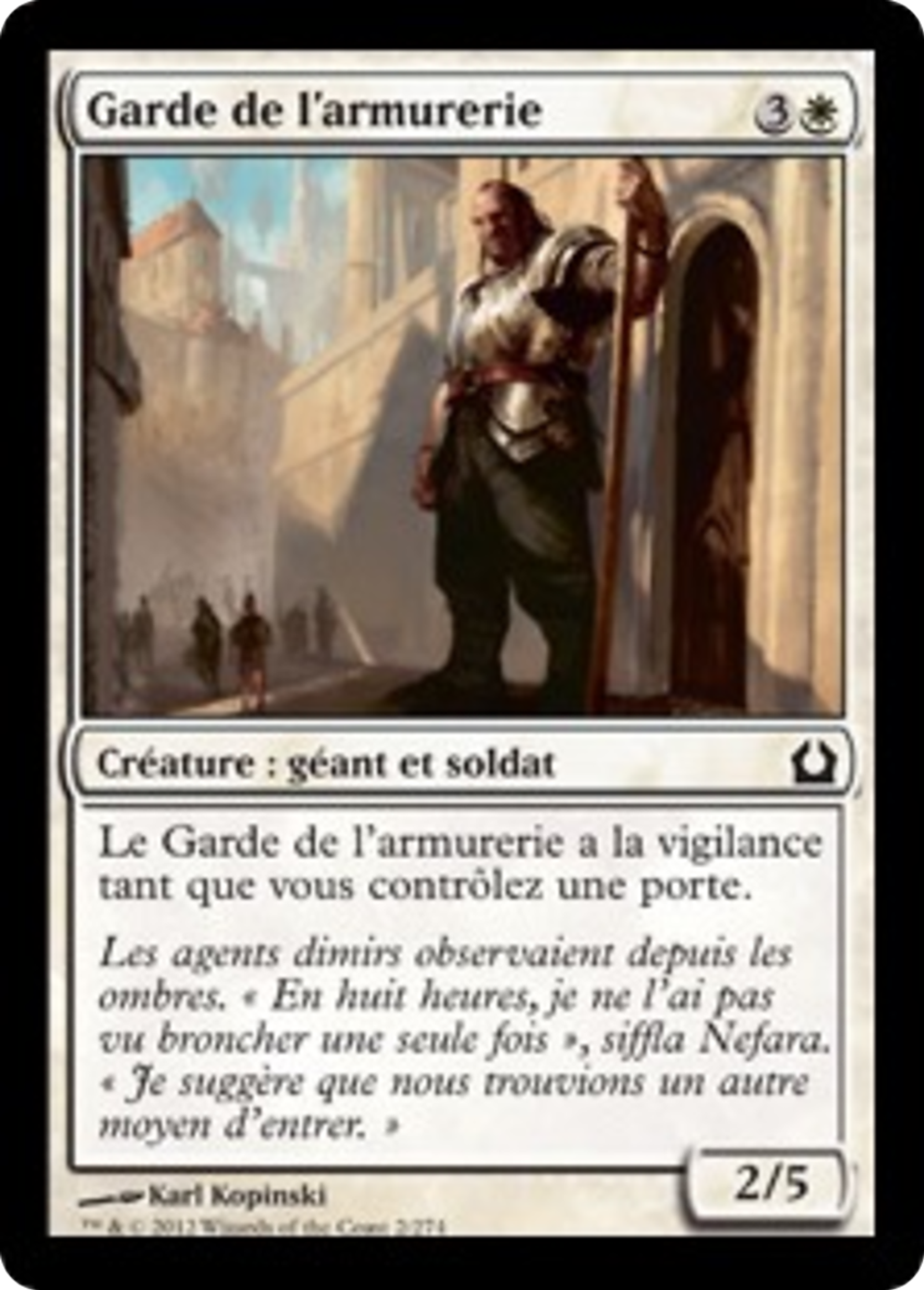 Garde de l'armurerie — Return to Ravnica — Magic: The Gathering