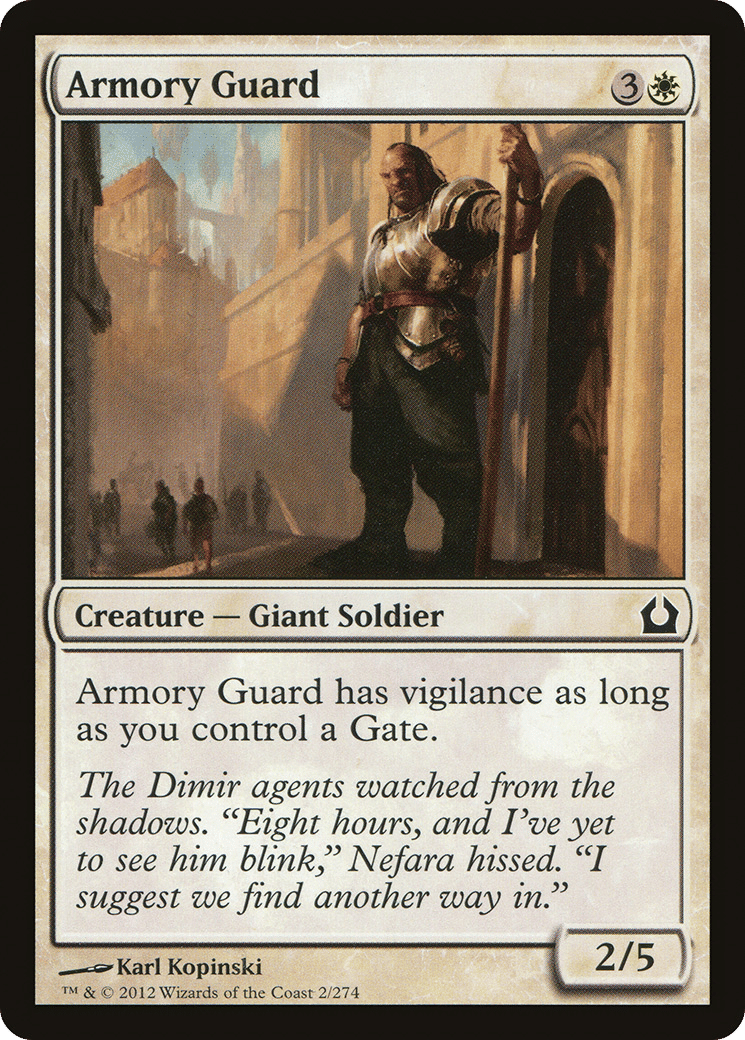 Armory Guard — Return to Ravnica — Magic: The Gathering